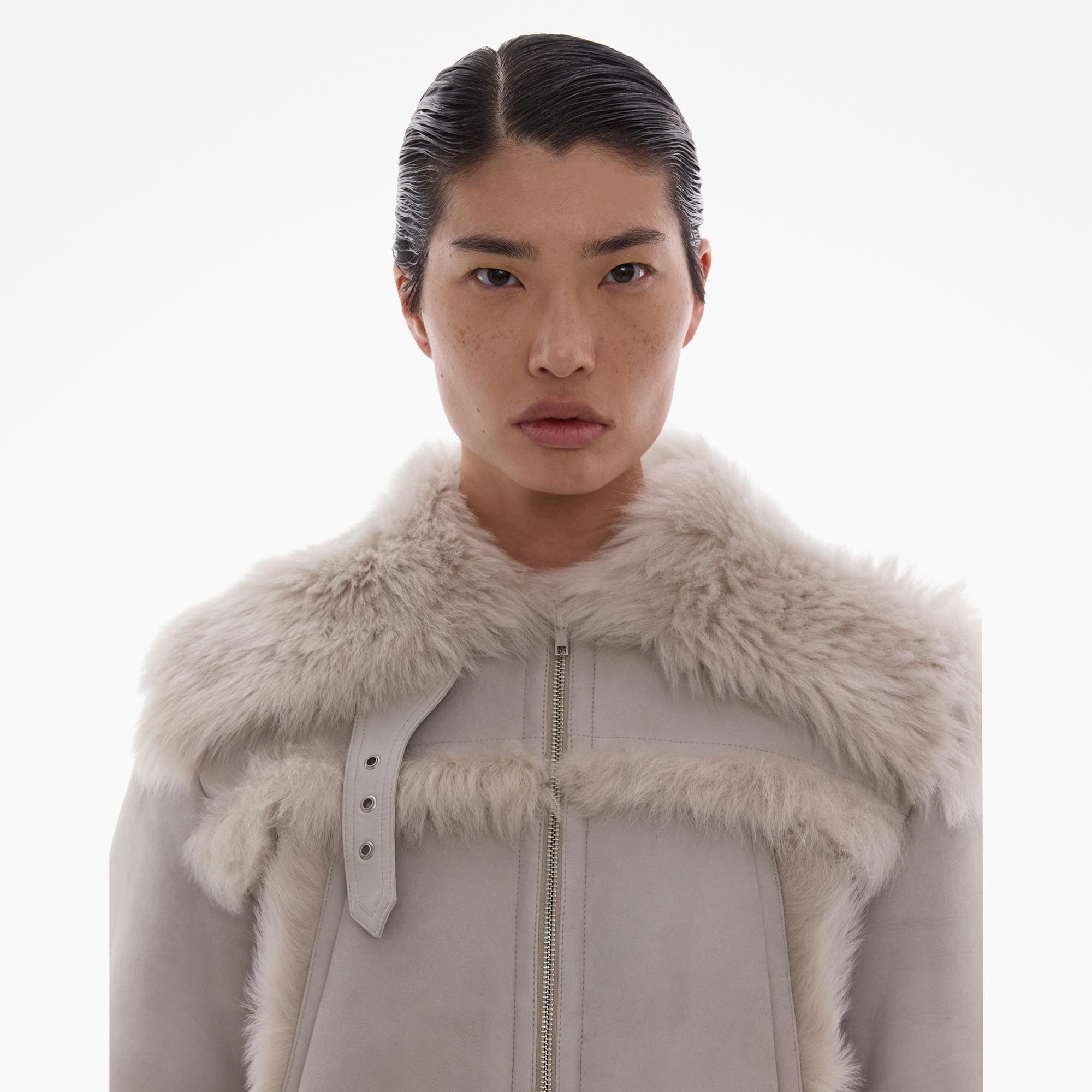 SHEARLING AVIATOR JACKET - 7