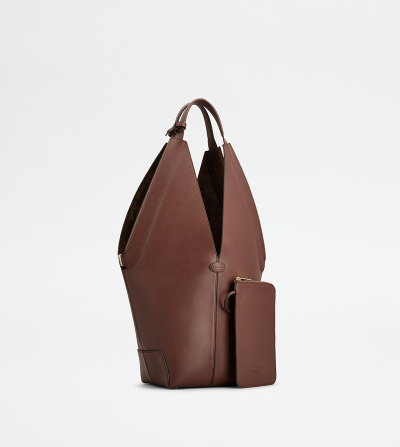 TOD'S DI BAG FOLIO SHOULDER BAG IN LEATHER SMALL - 블로윈 3