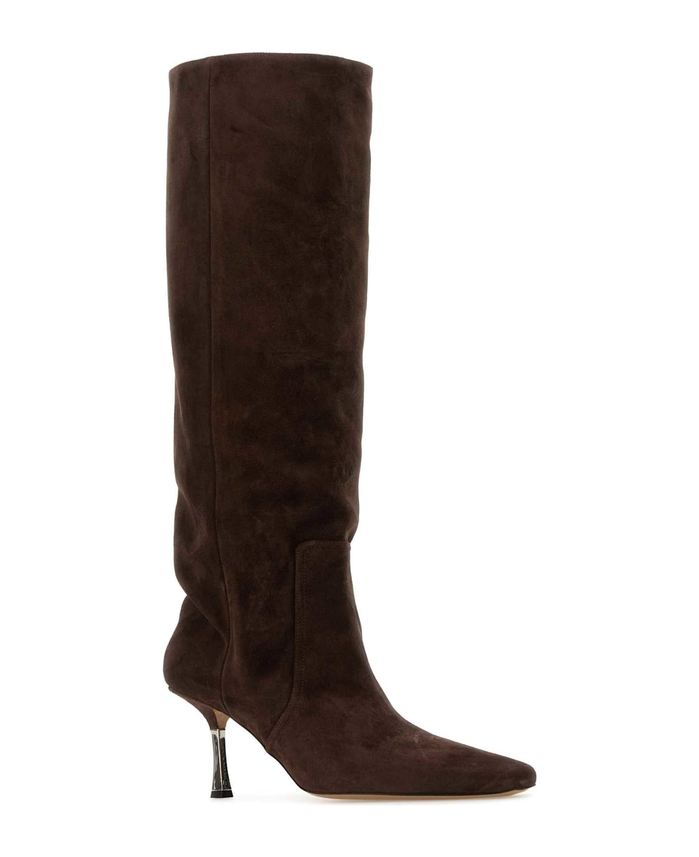 Chocolate Suede Bettina Boots - 2
