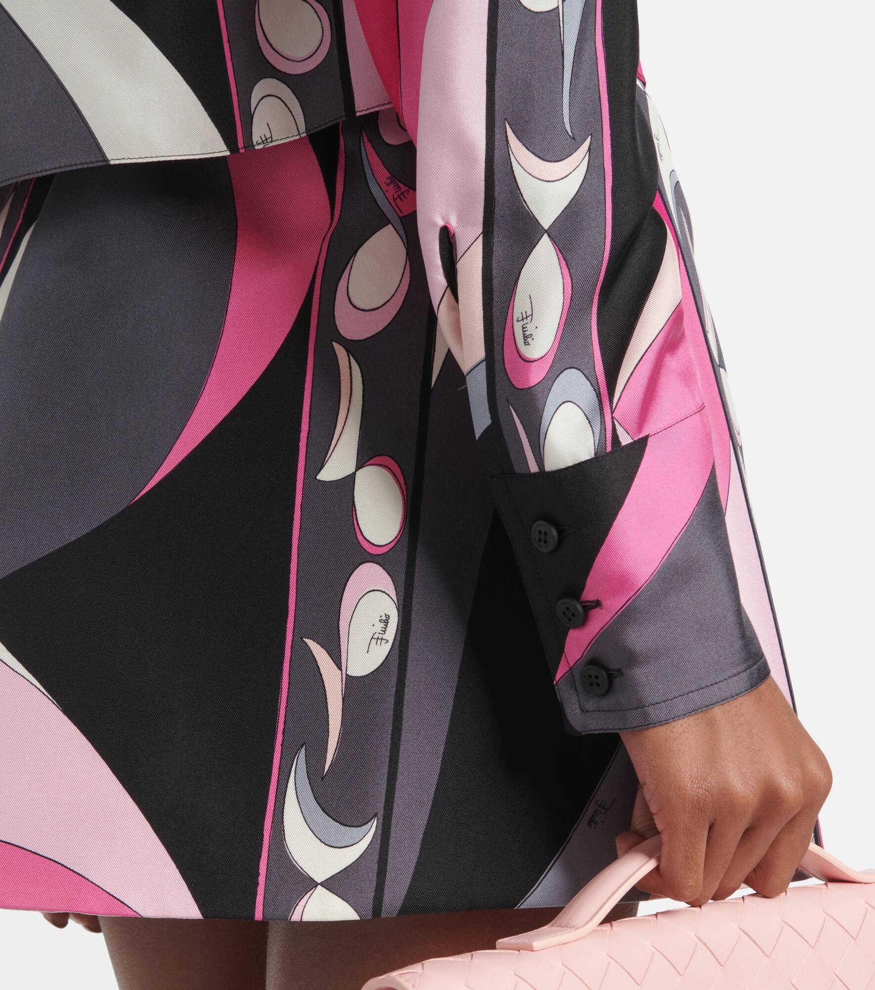 Pesci silk twill shirt - 5