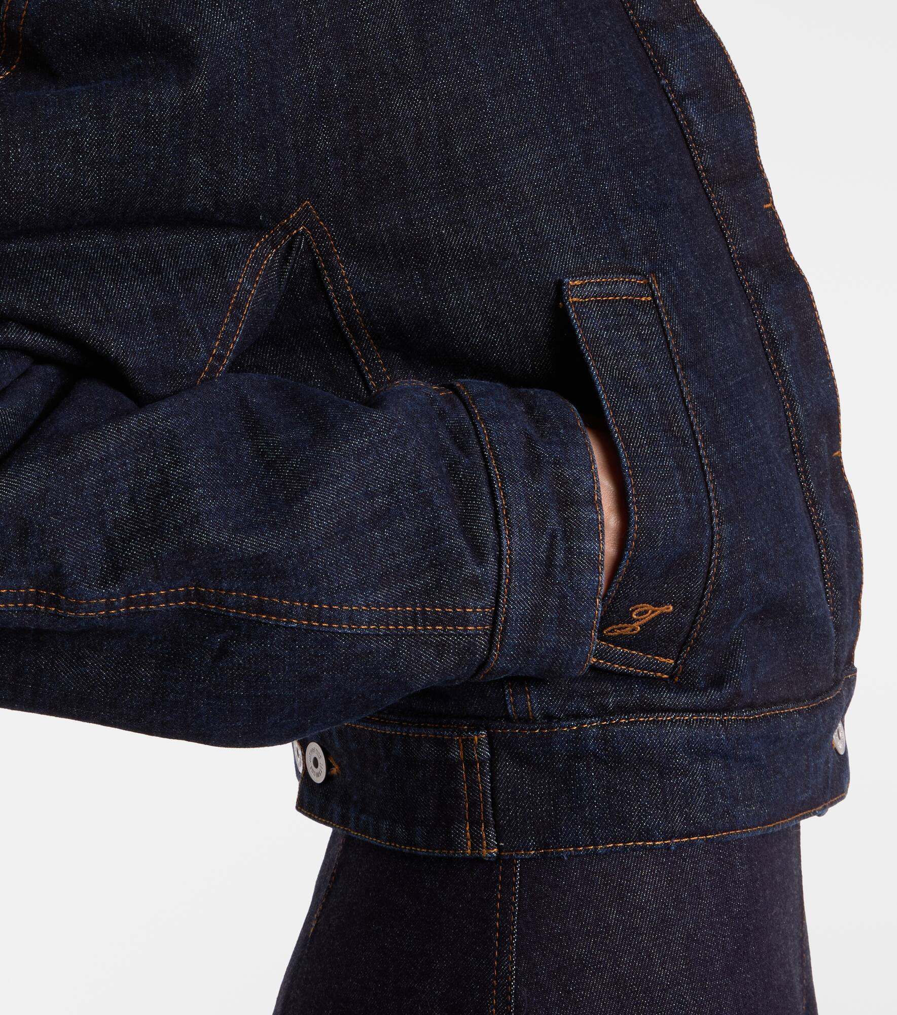 Denim blouson jacket - 5