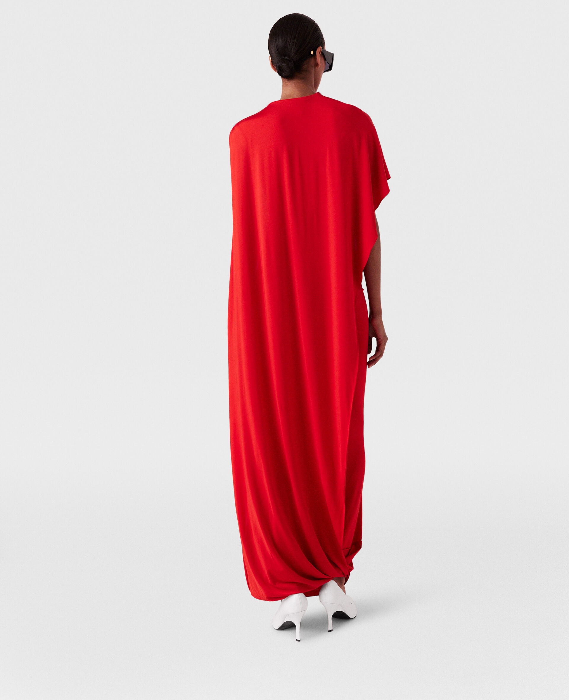 Stella McCartney Asymmetric Cape Maxi Dress | REVERSIBLE