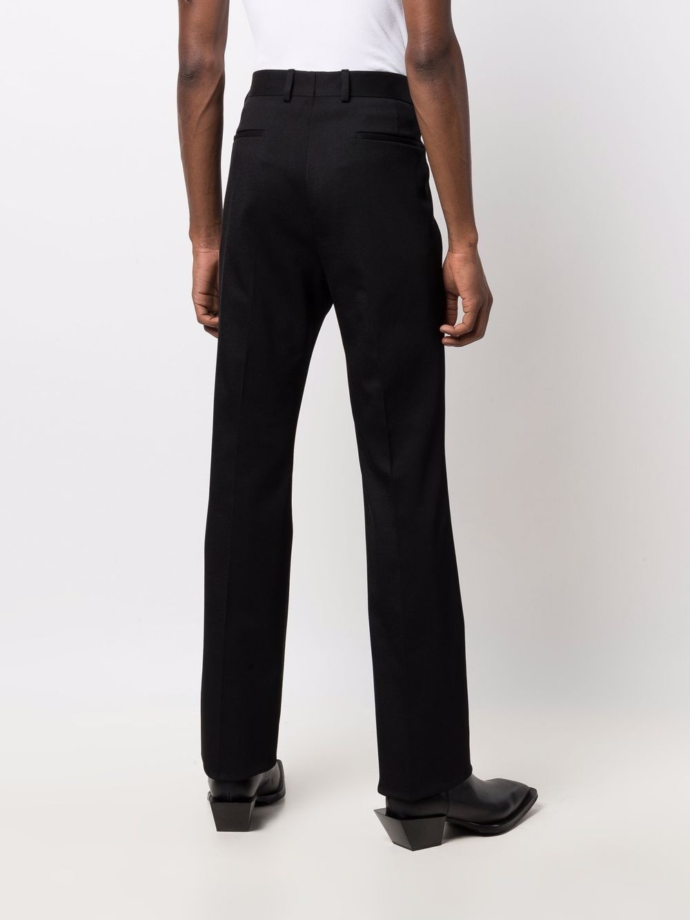 tailored straight-leg trousers - 4