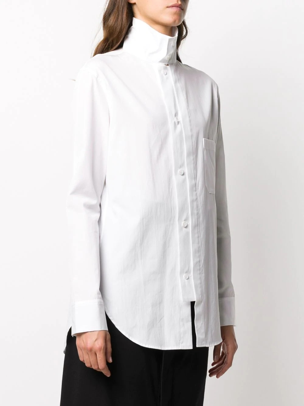 stand-up collar shirt - 3