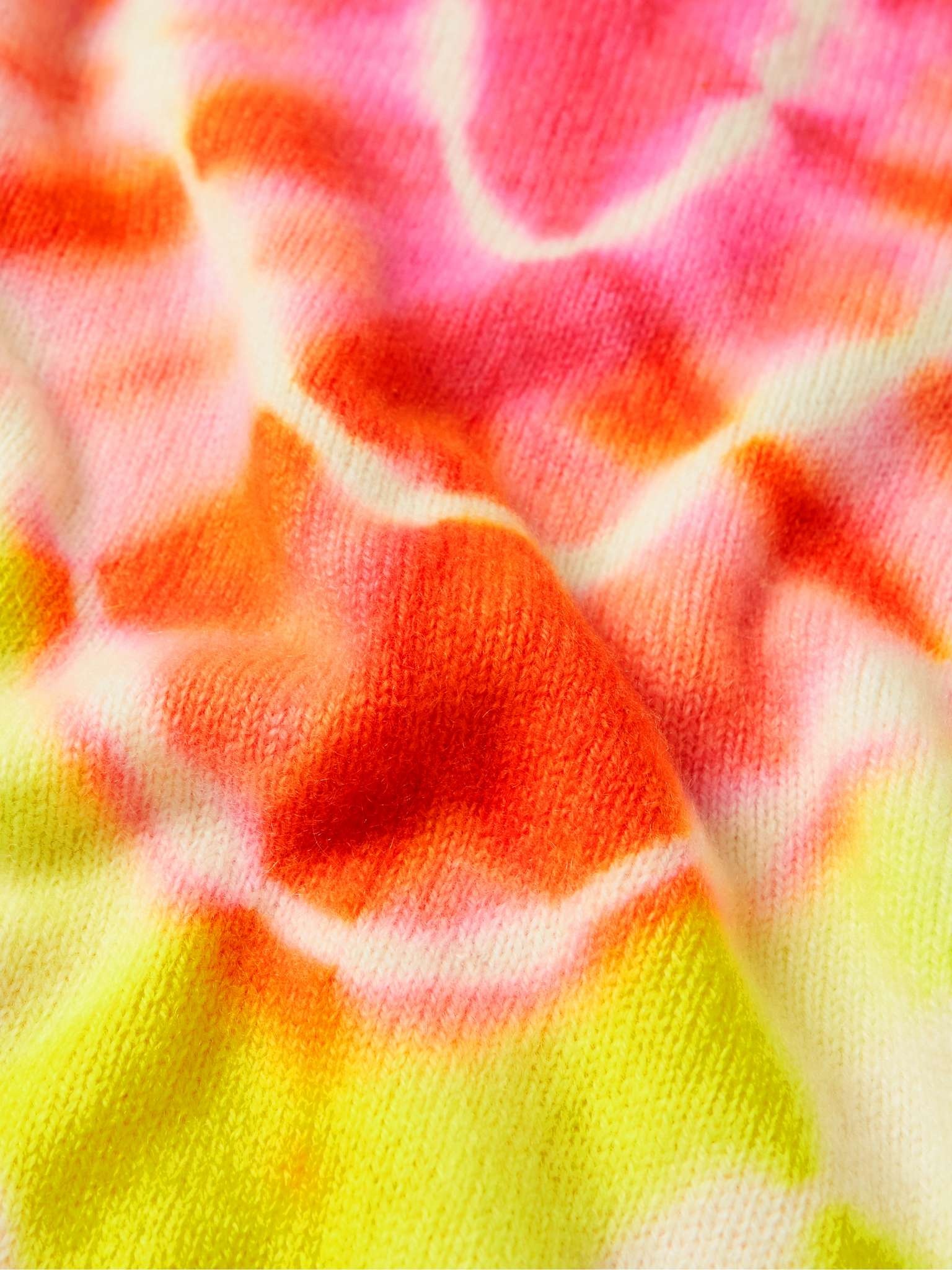 Burst Tie-Dyed Cashmere Sweater - 3