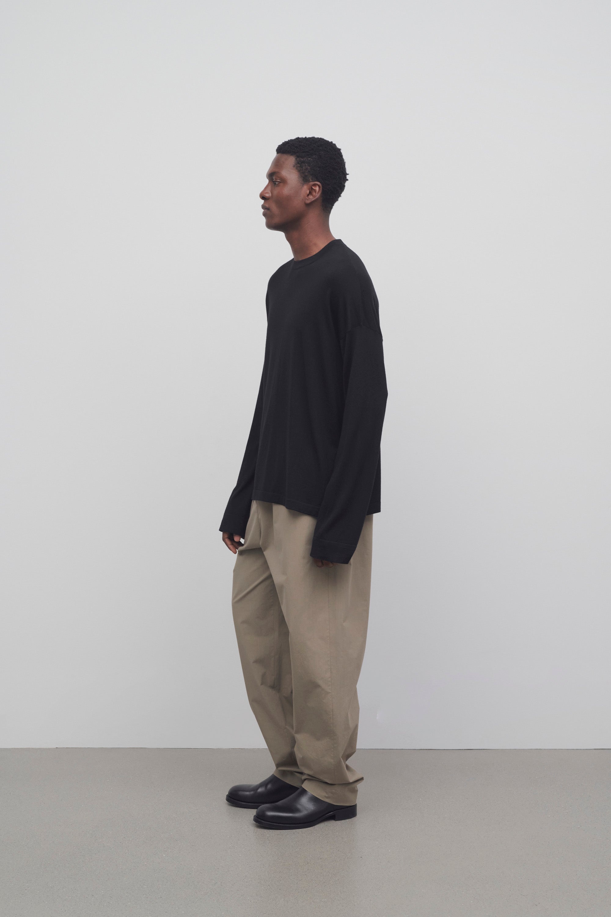 Ando Pant in Cotton and Silk - 4