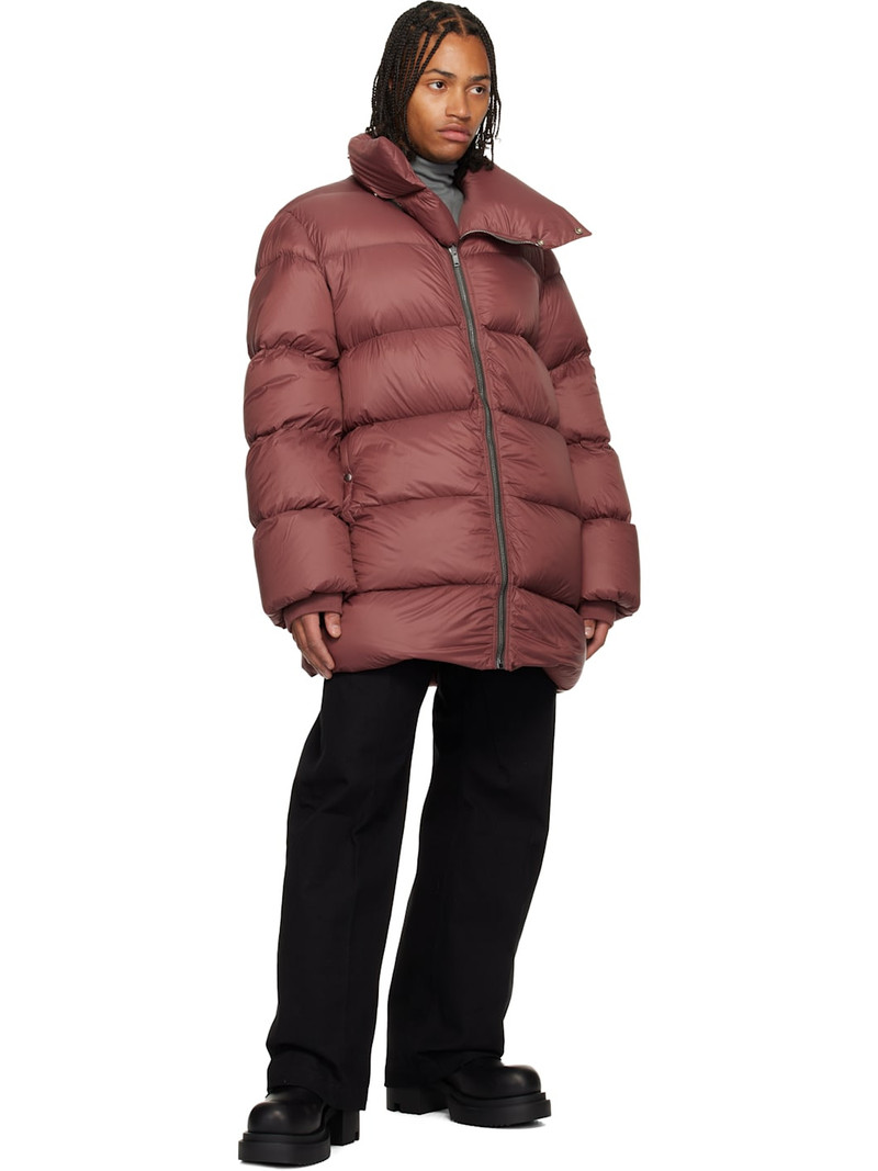 Rick Owens Pink Concordians Turtle Down Coat outlook