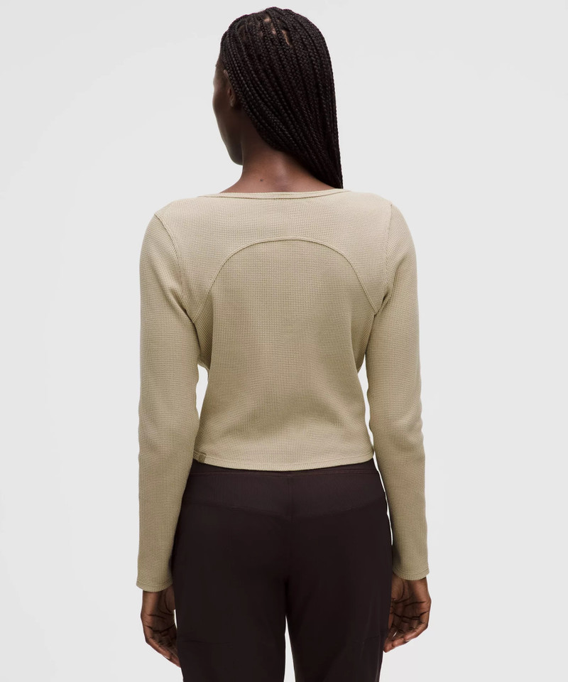 Cotton-Blend Henley Long-Sleeve Shirt 3
