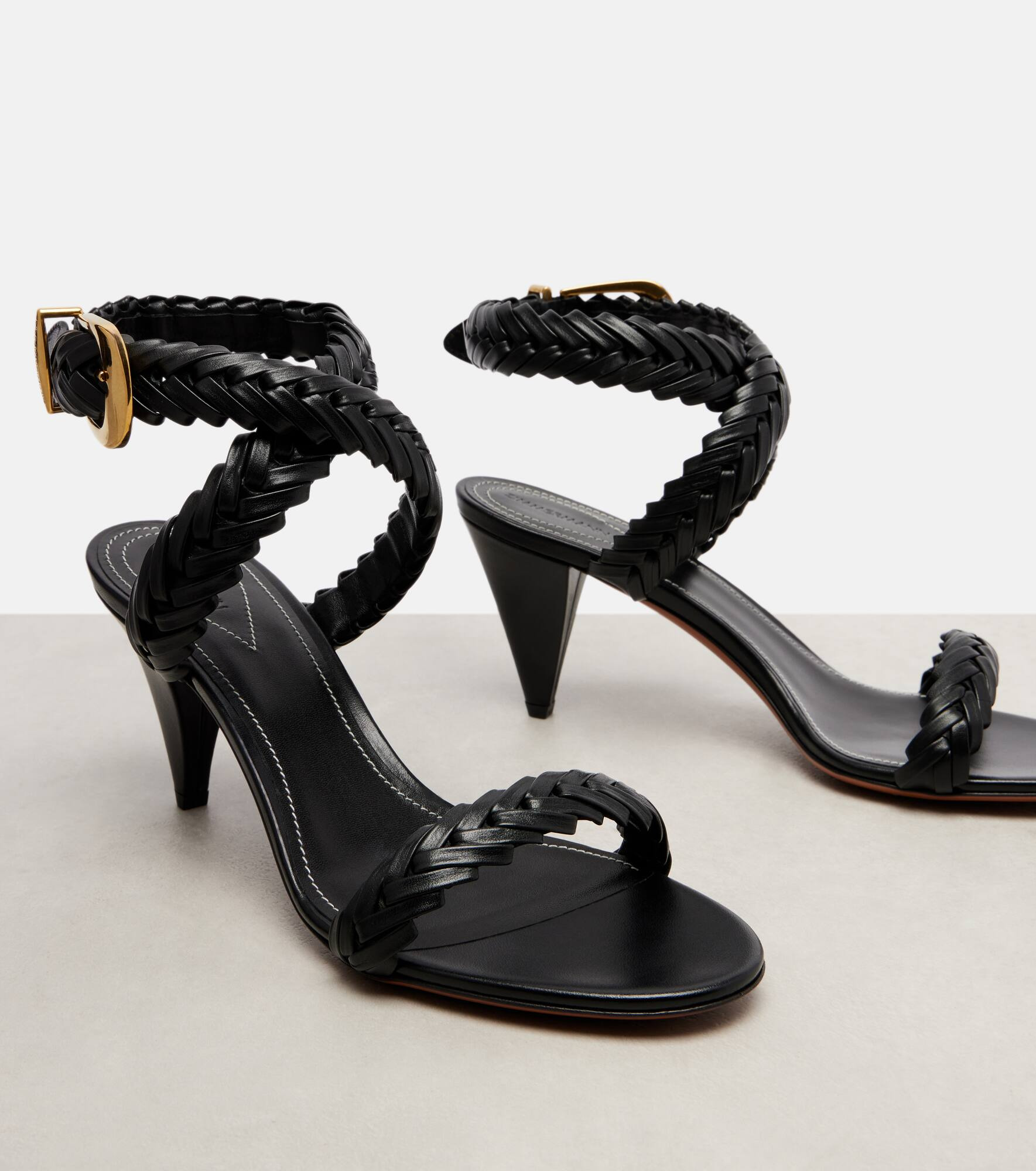 Helix 75  braided leather sandals - 5
