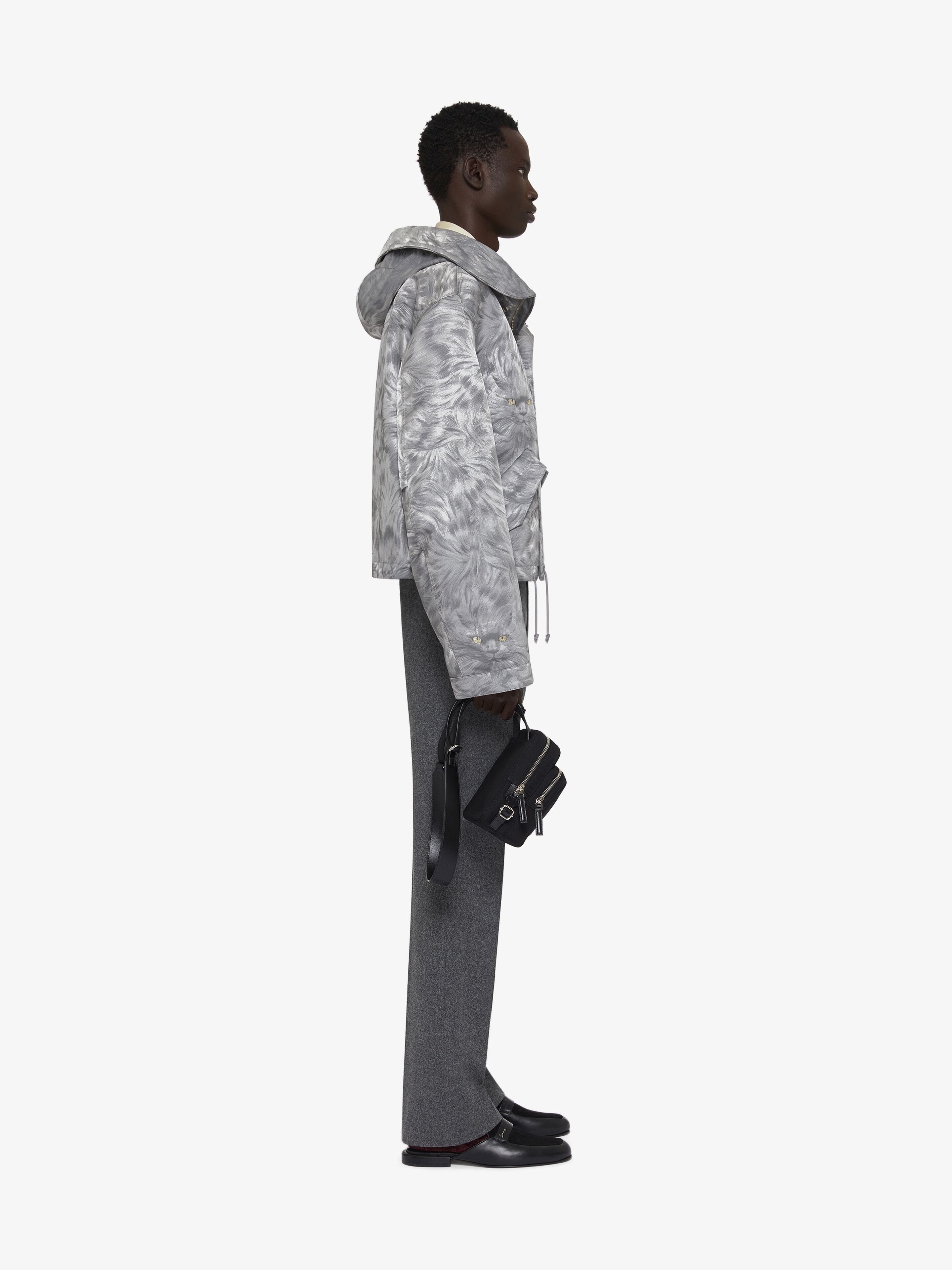 SHORT PARKA IN CAT JACQUARD - 3