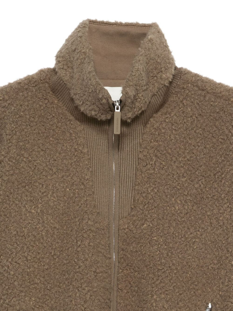 entire studios Ef faux-fut zip jacket outlook