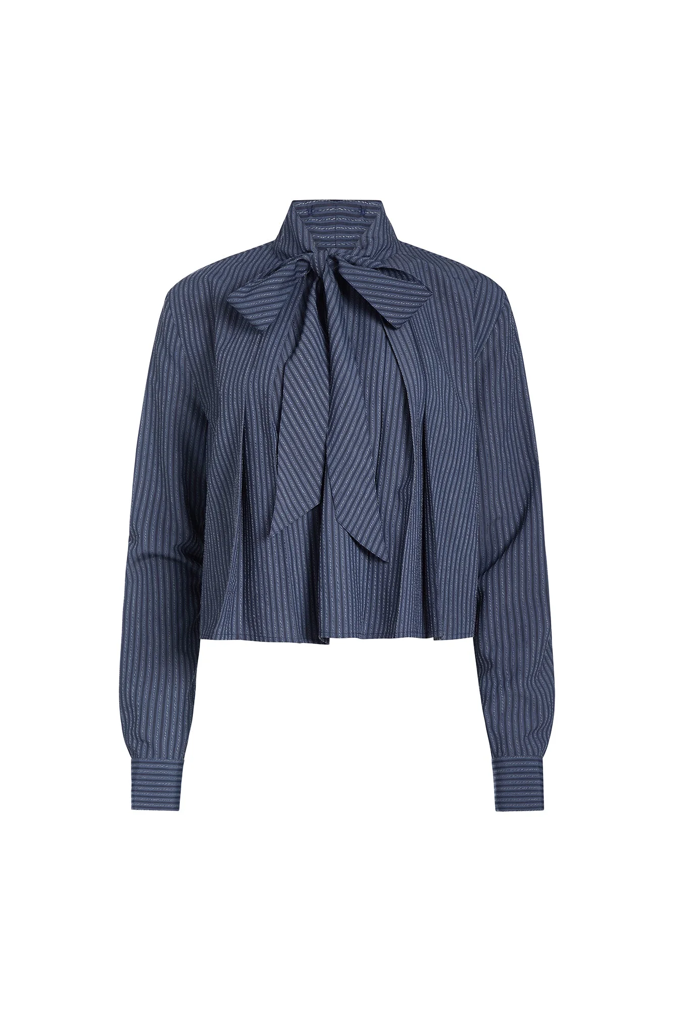 AIDEN TIE NECK BLOUSE - 1