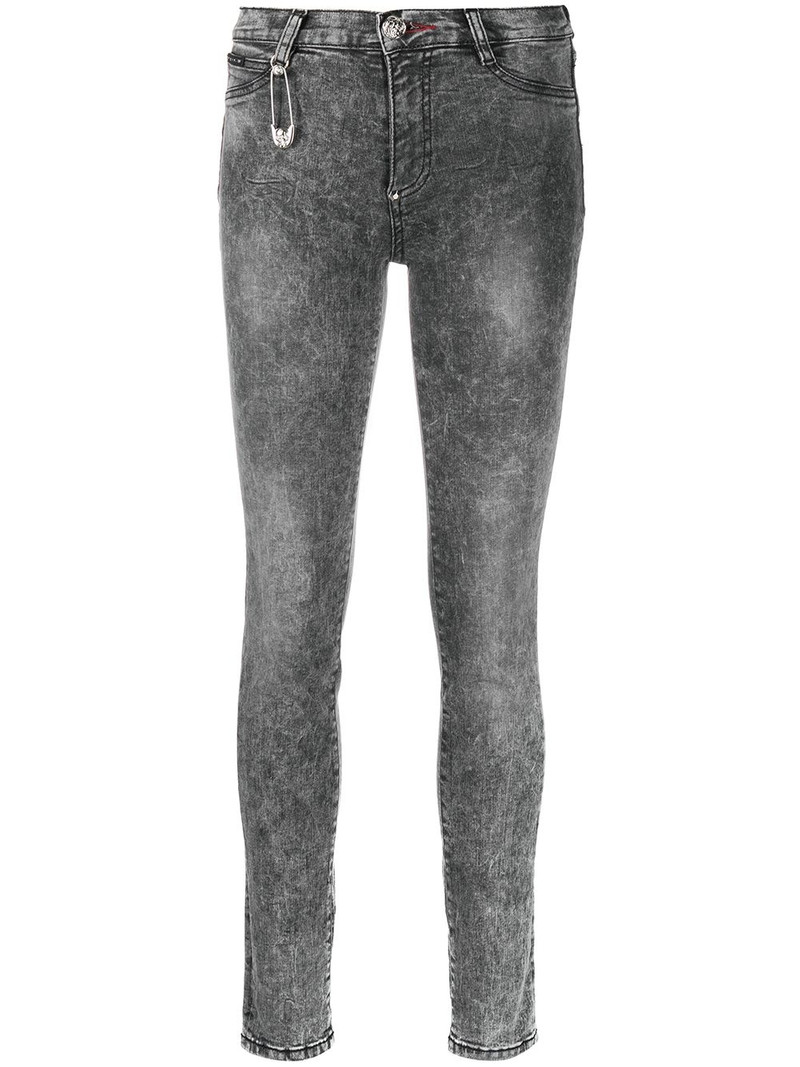 high-waisted cotton jeggings 1