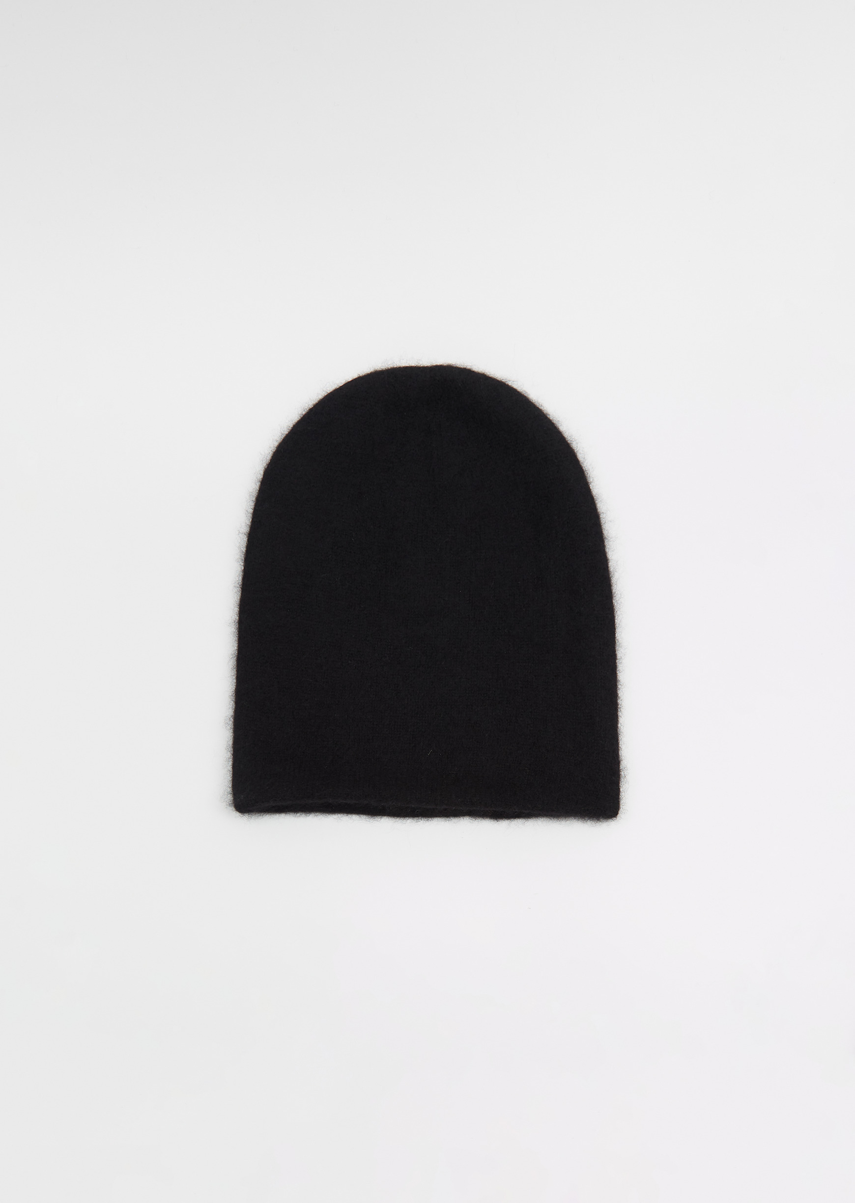 Cashmere Silk Beanie — Black - 1