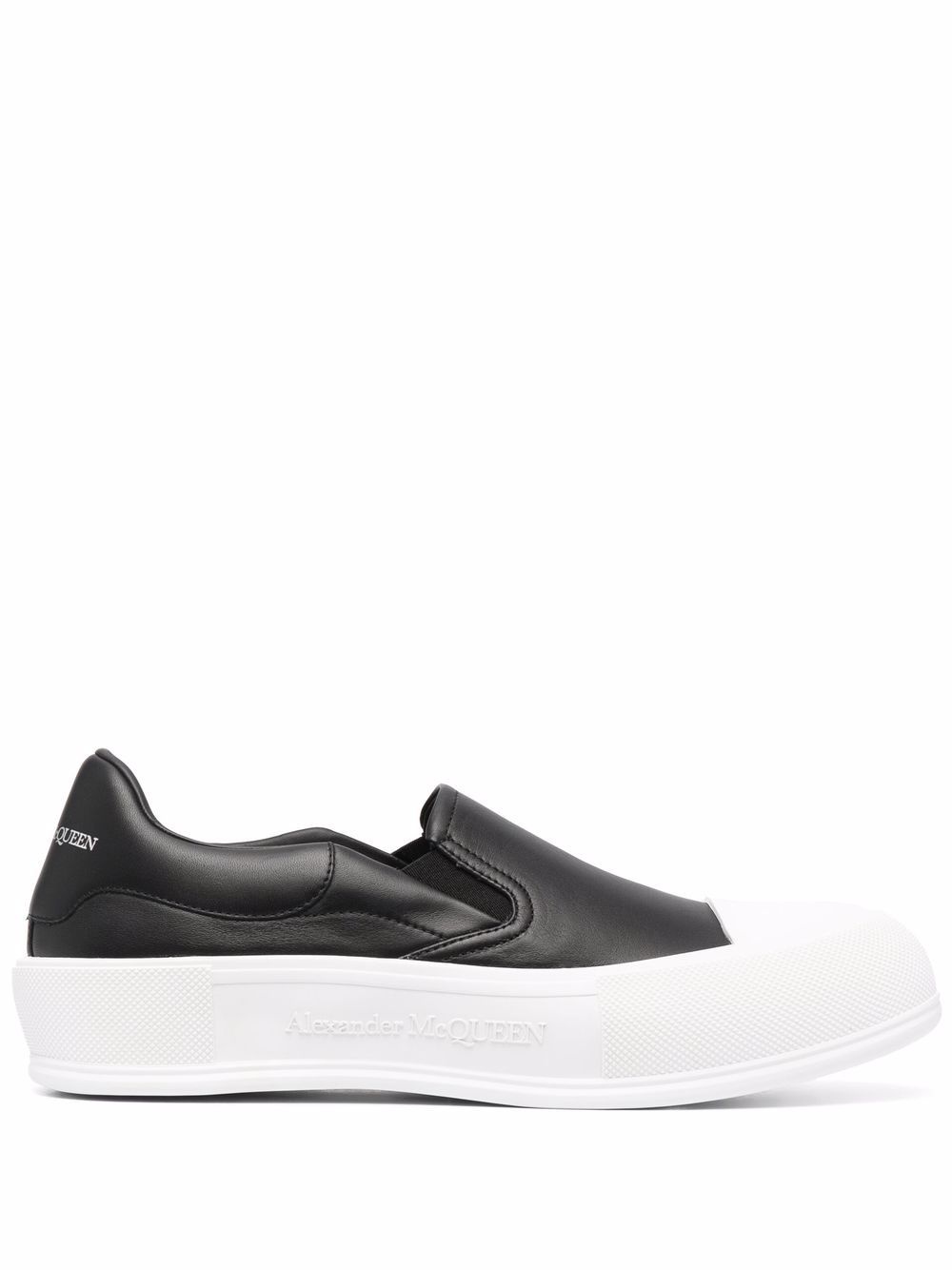 Deck laceless low-top sneakers - 1