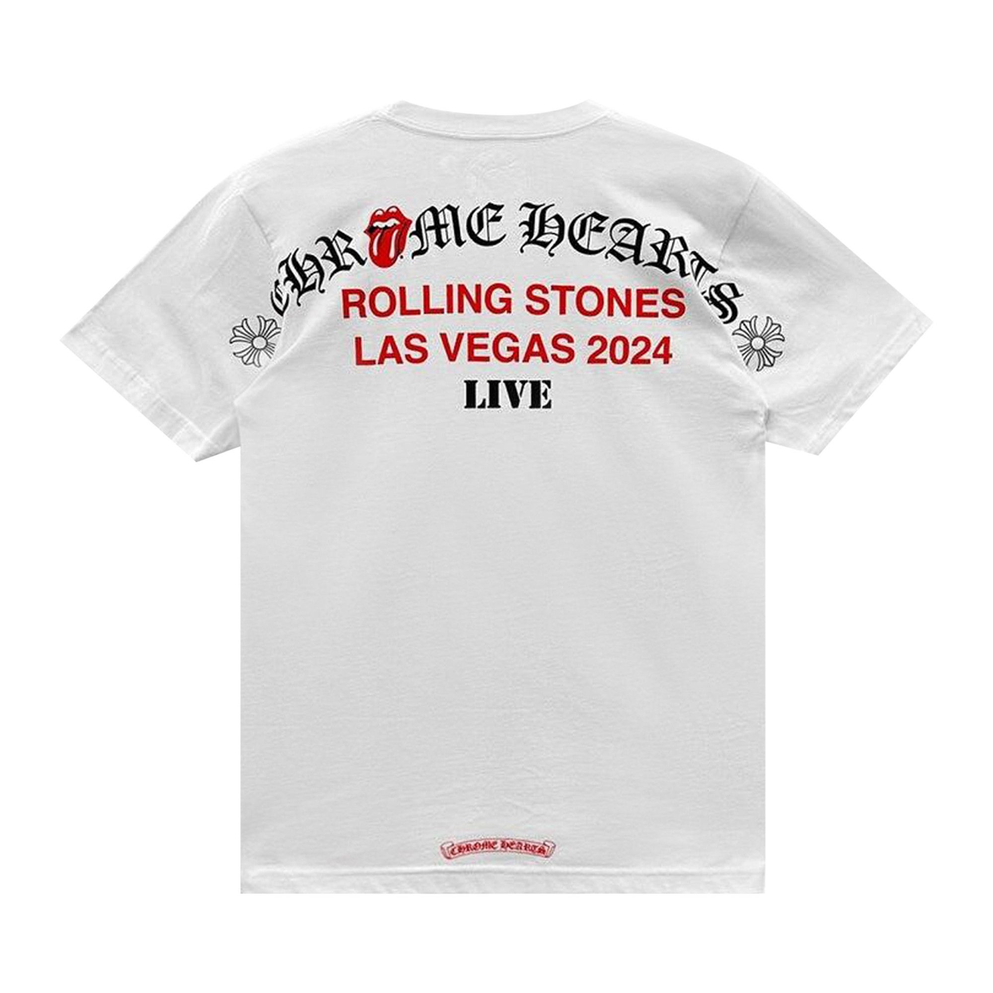 Chrome Hearts Las Vegas Exclusive Rolling Stones Pocket Tee 'White' - 2