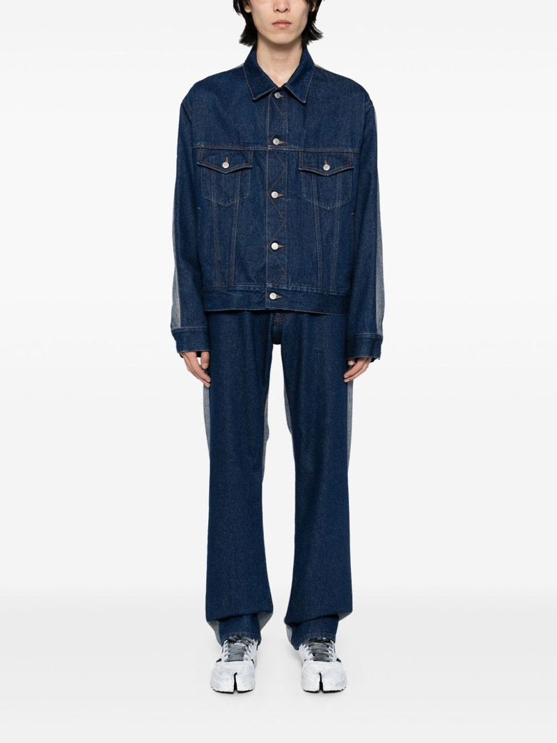 MM6 Maison Margiela patched straight-leg jeans outlook