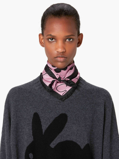 JW Anderson SILK SCARF WITH MOUSE MOTIF outlook