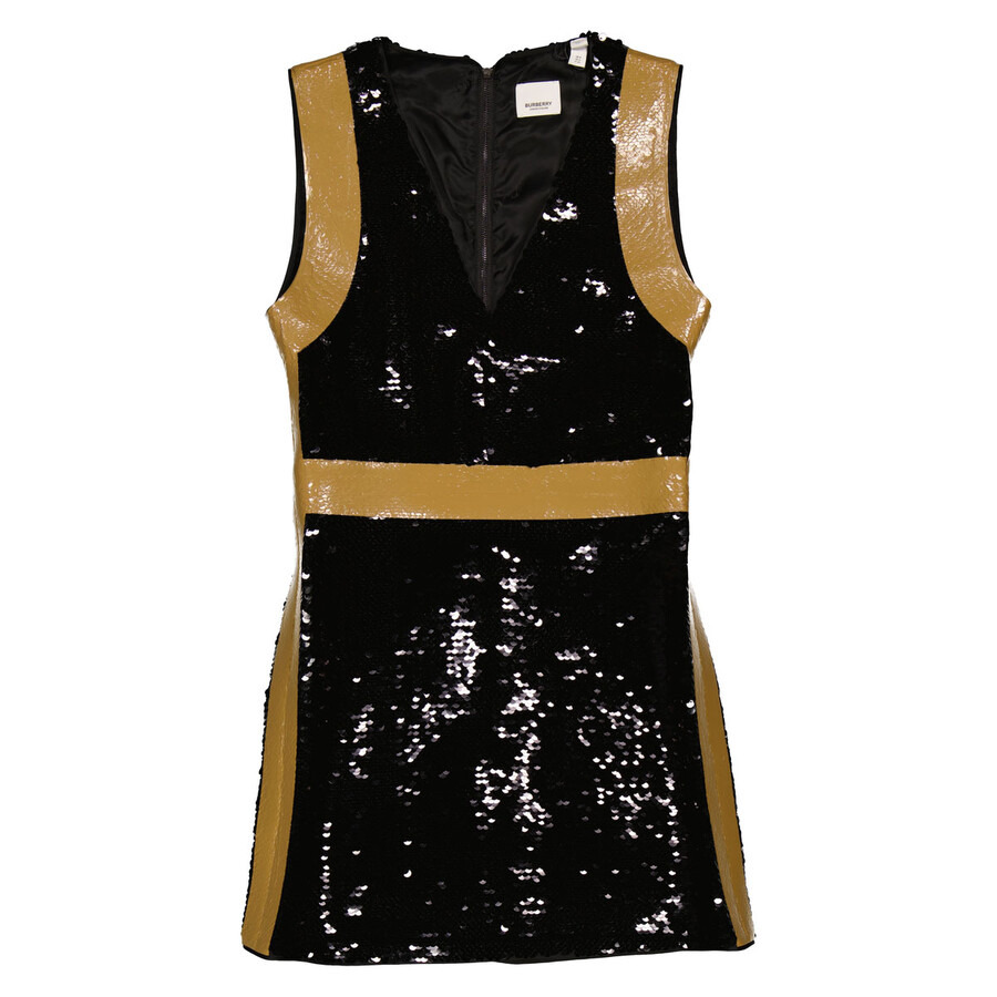 Burberry Tape Detail Sequinned Mini Dress - 2