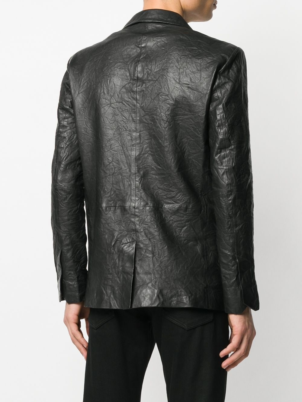 crinkle effect blazer - 4