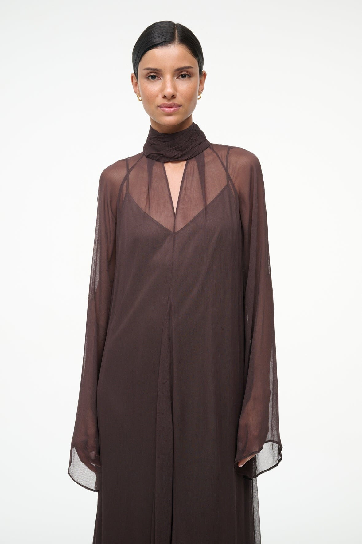STAUD ESTHER MAXI DRESS EARTH - 7