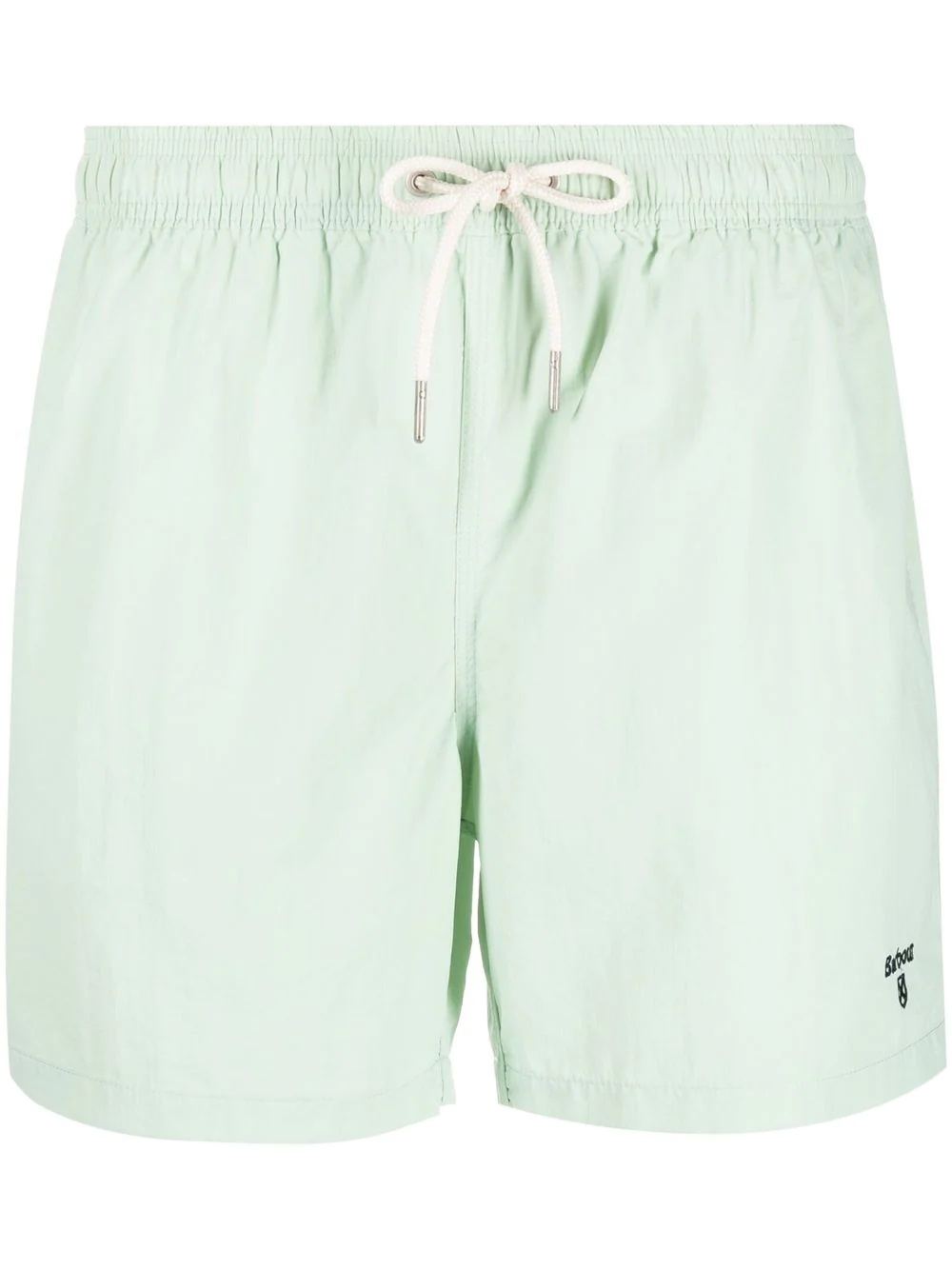 logo-print swim shorts - 1