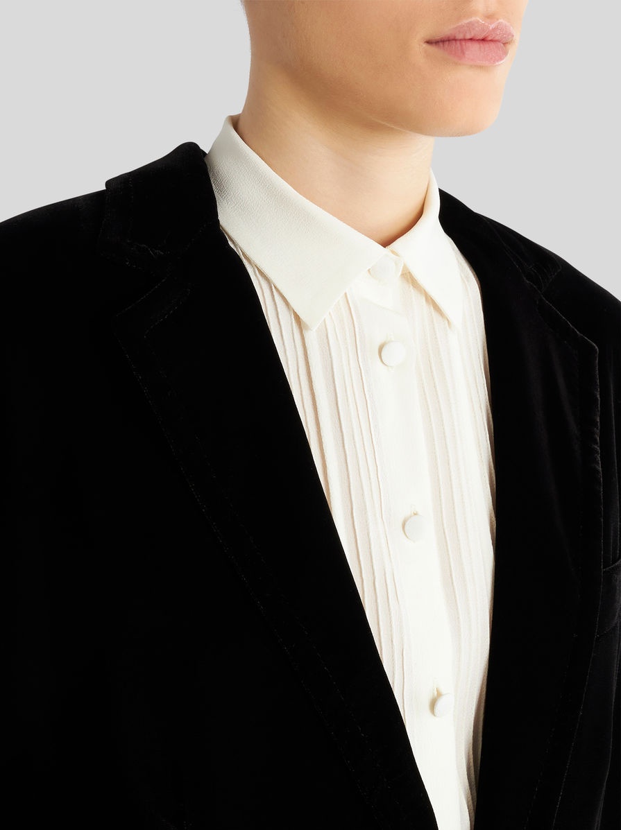 VELVET OVERSIZE JACKET - 2