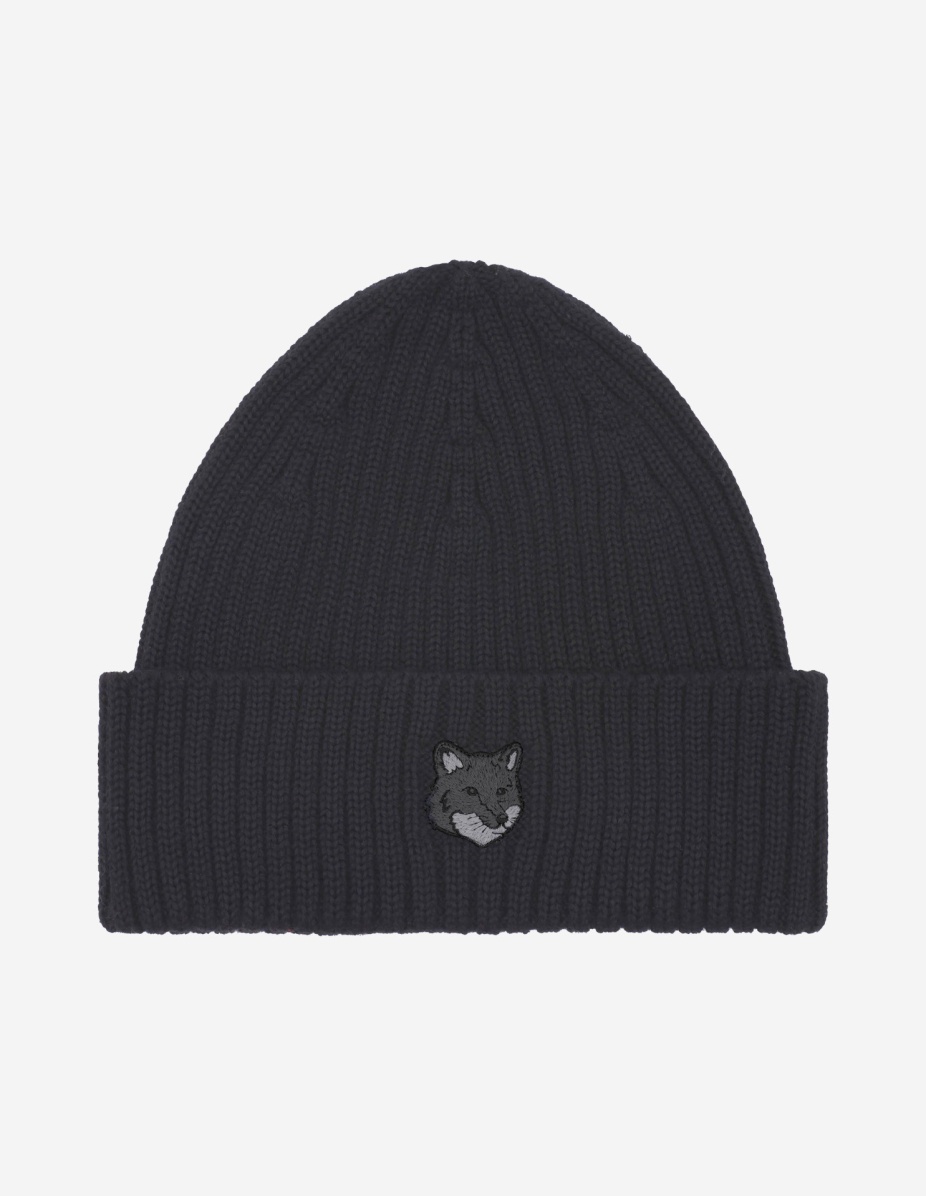 BOLD FOX HEAD BEANIE - 1