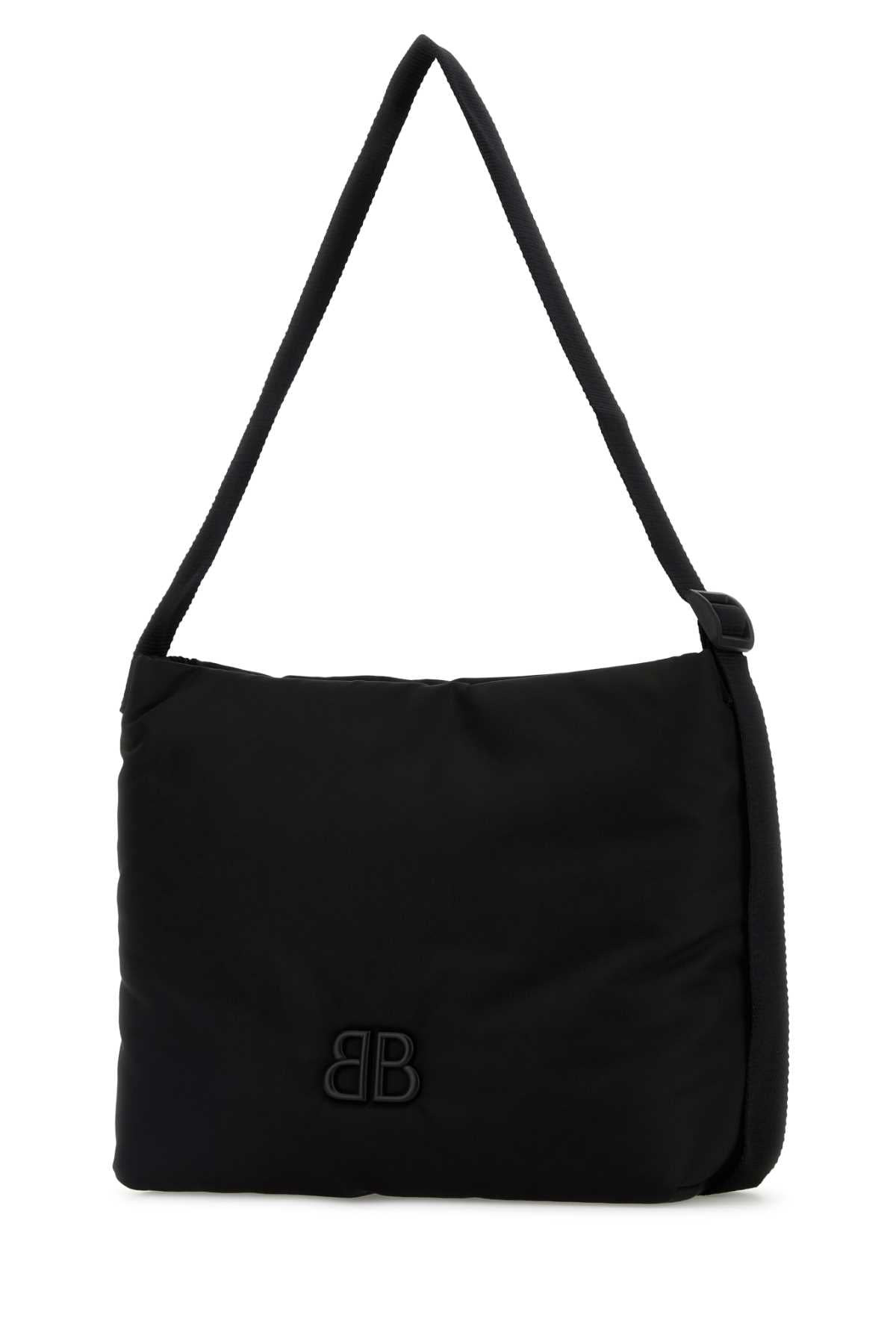 Balenciaga Men Black Fabric Monaco Shopping Bag - 2