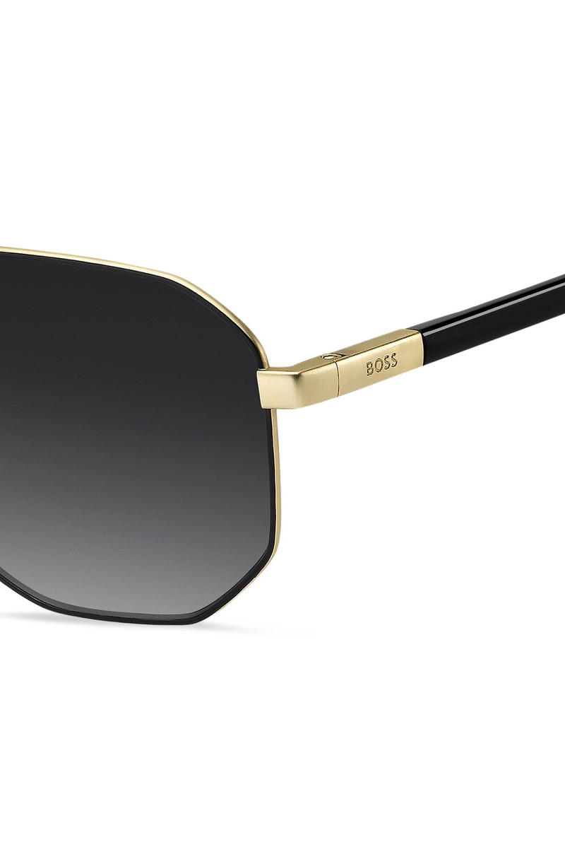 BOSS BLACK SUNGLASSES WITH GOLD-TONE TRIMS outlook