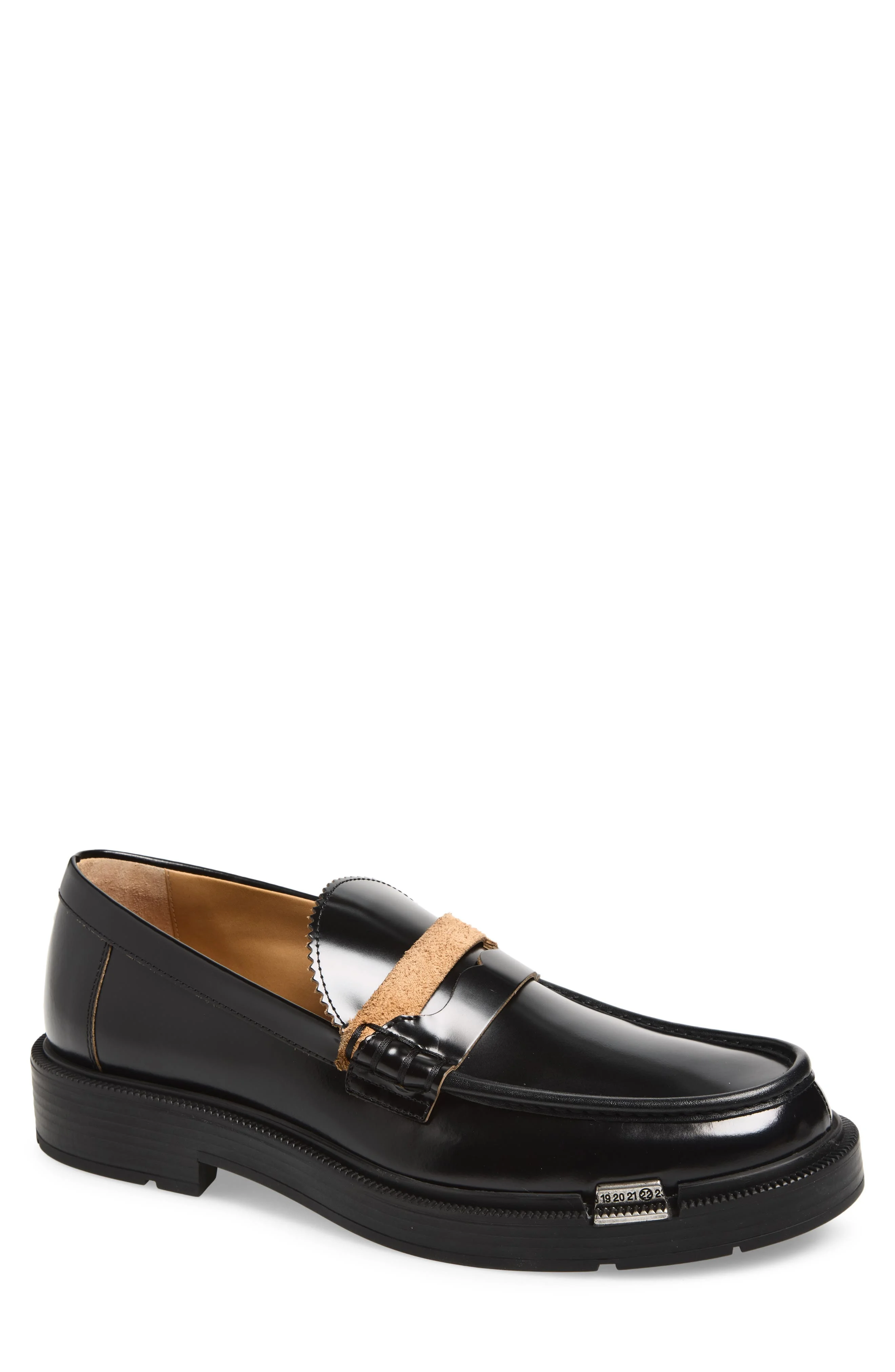Maison Margiela Décortiqué Penny Loafer in Black at Nordstrom - 1