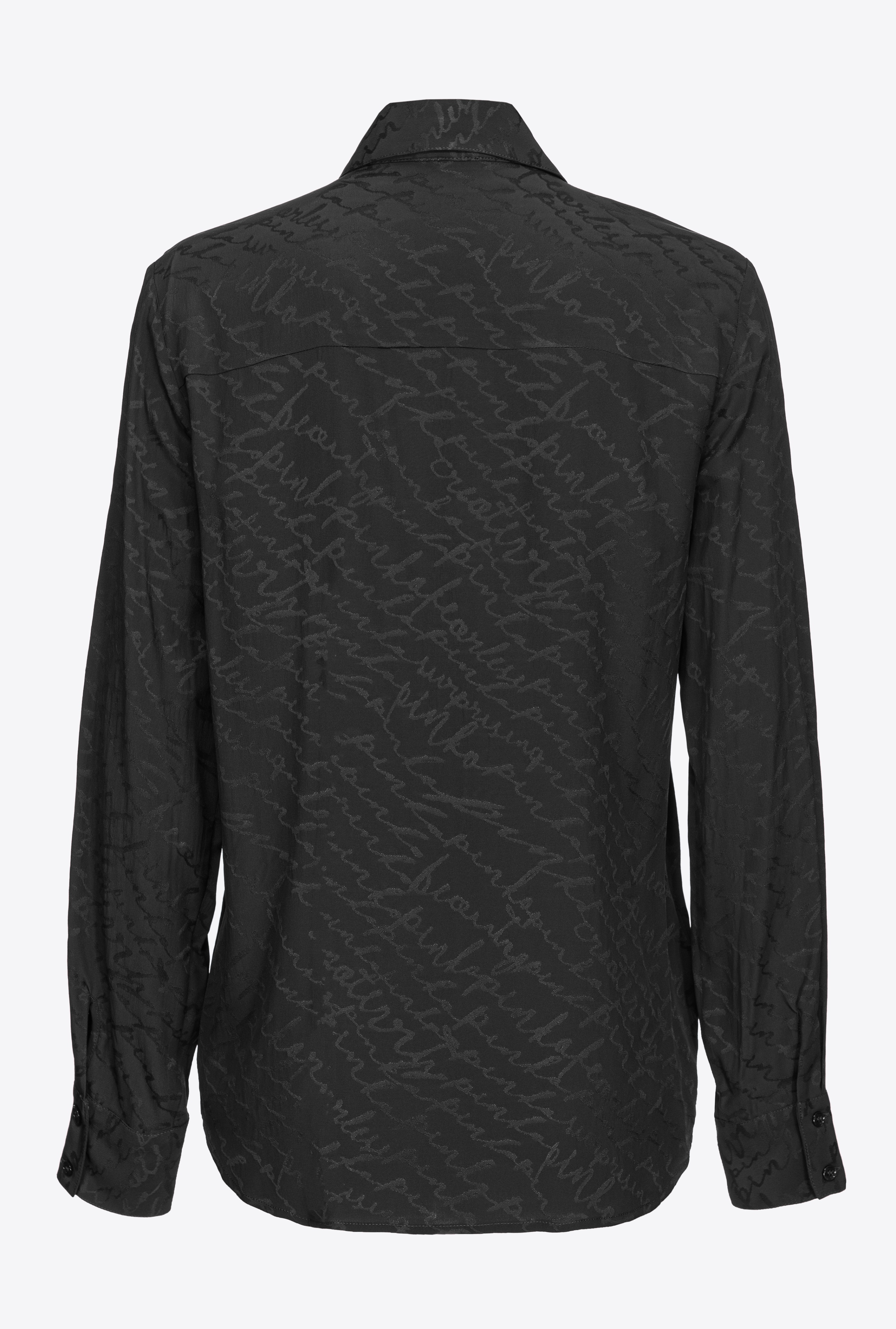 FLOWING JACQUARD LOGO SHIRT - 6