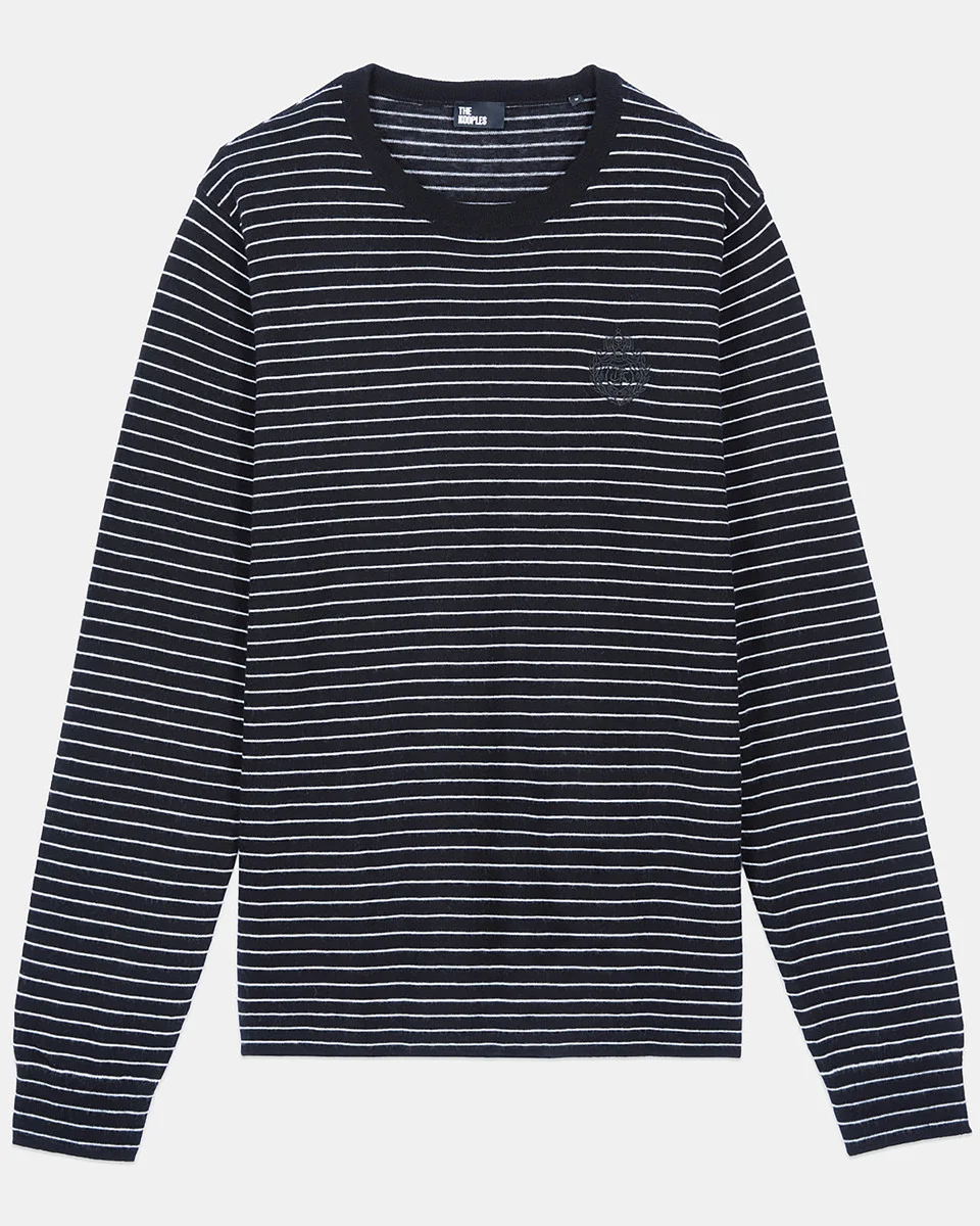 STRIPED WOOL SWEATER - 1