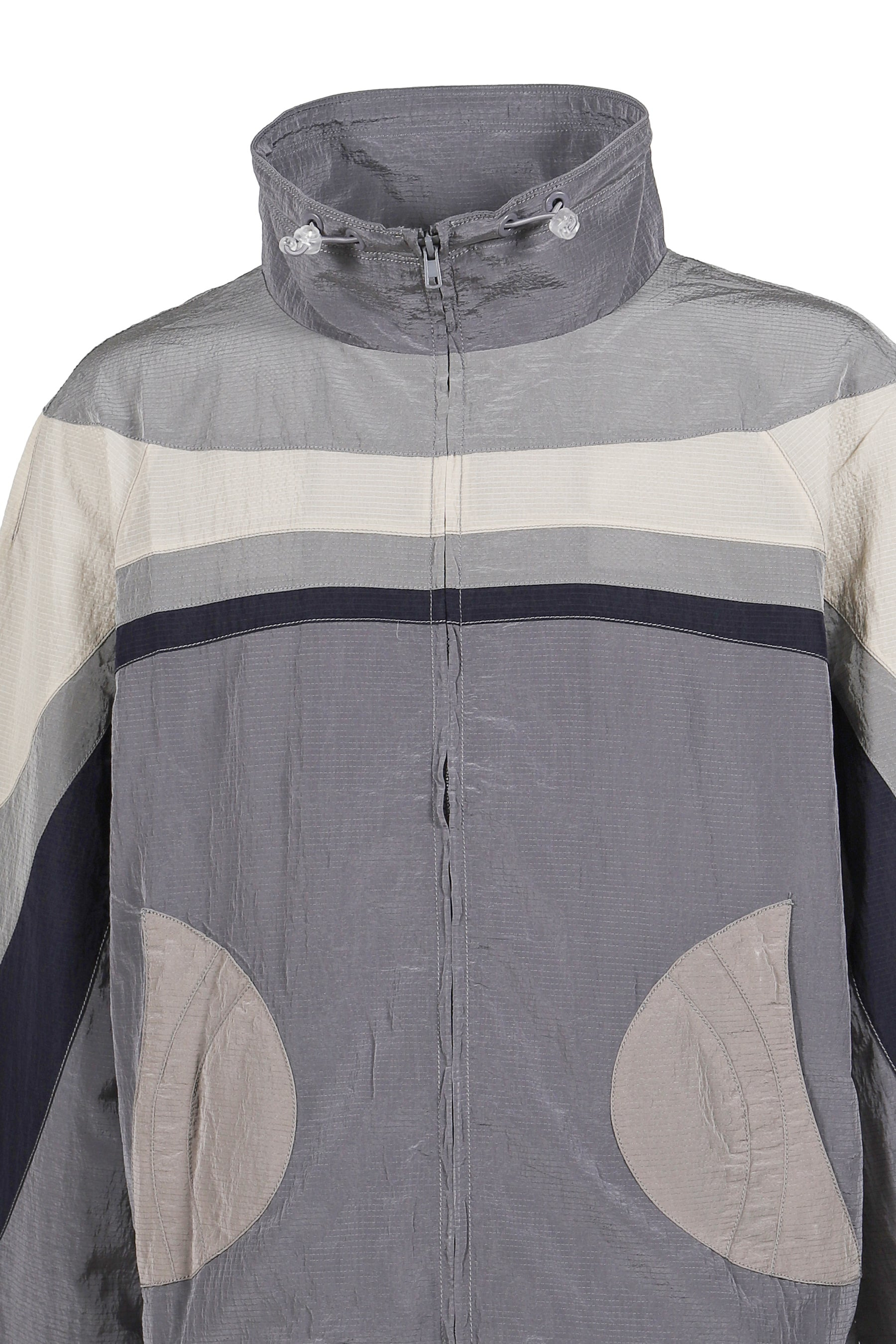NYLON RAVE JACKET WOVEN / GRY - 4
