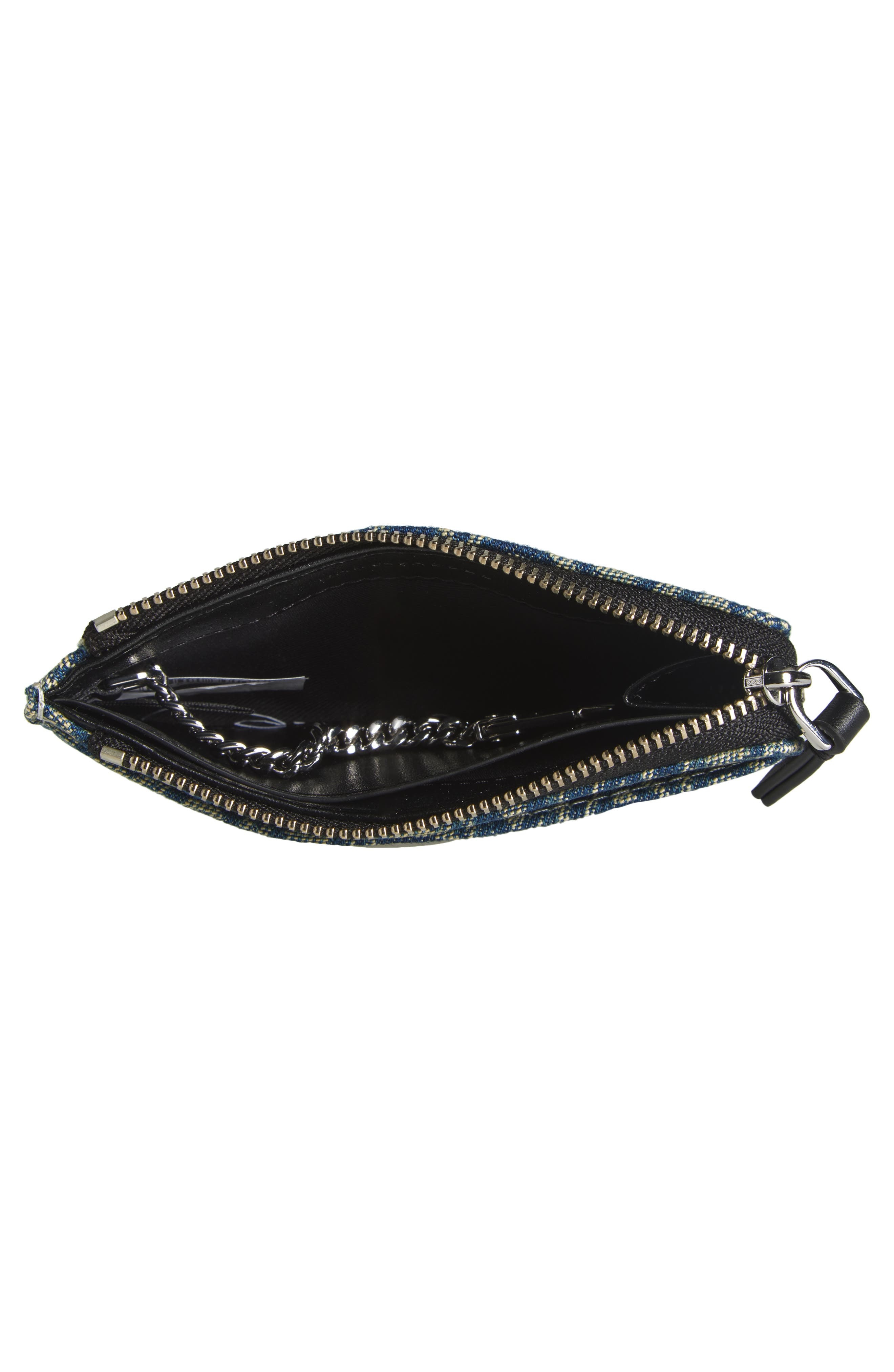 Marc Jacobs The Top Zip Multi Denim Wallet in Sun Faded Denim at Nordstrom - 4