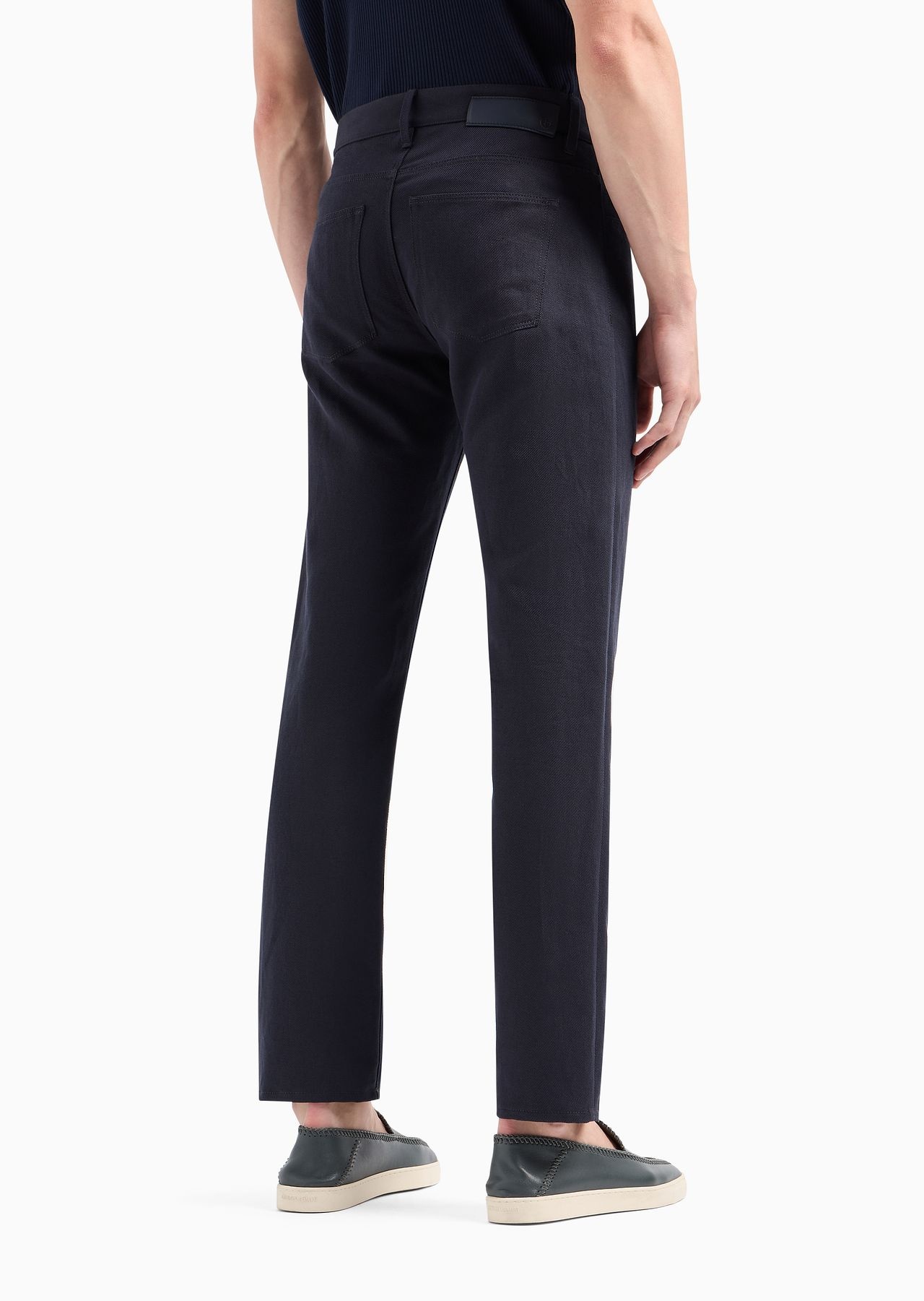 5-pocket, regular-fit trousers in linen and cotton - 3