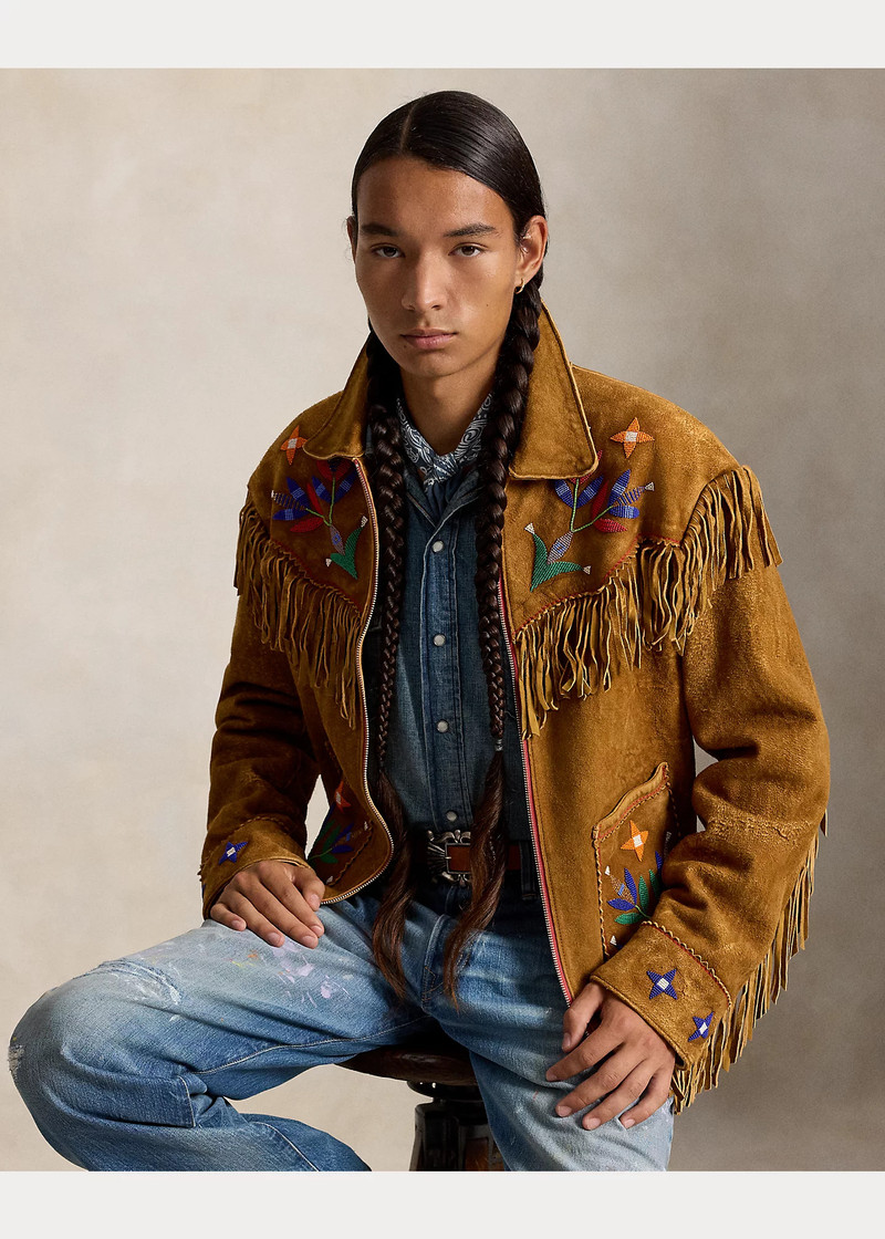 PRL x TÓPA Standing Sage Fringe Jacket 3