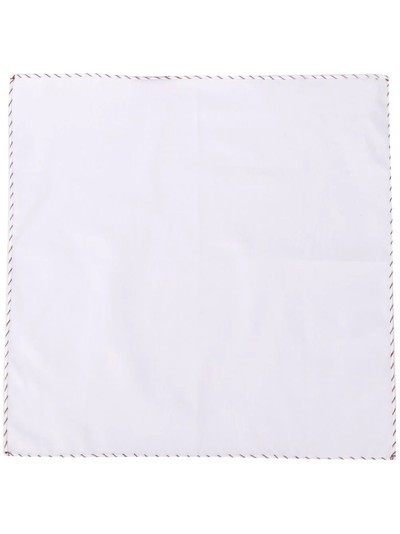 Brunello Cucinelli stitch detail pocket square outlook