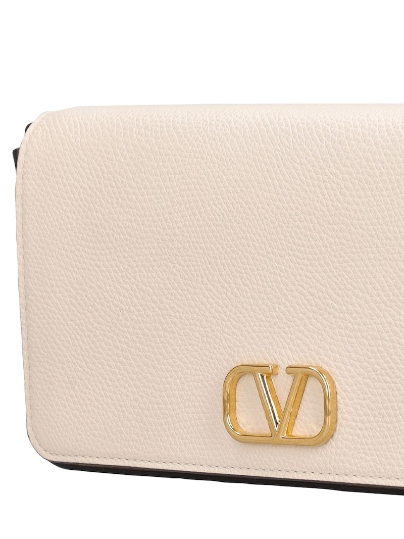 Vlogo signature leather pouch - 4