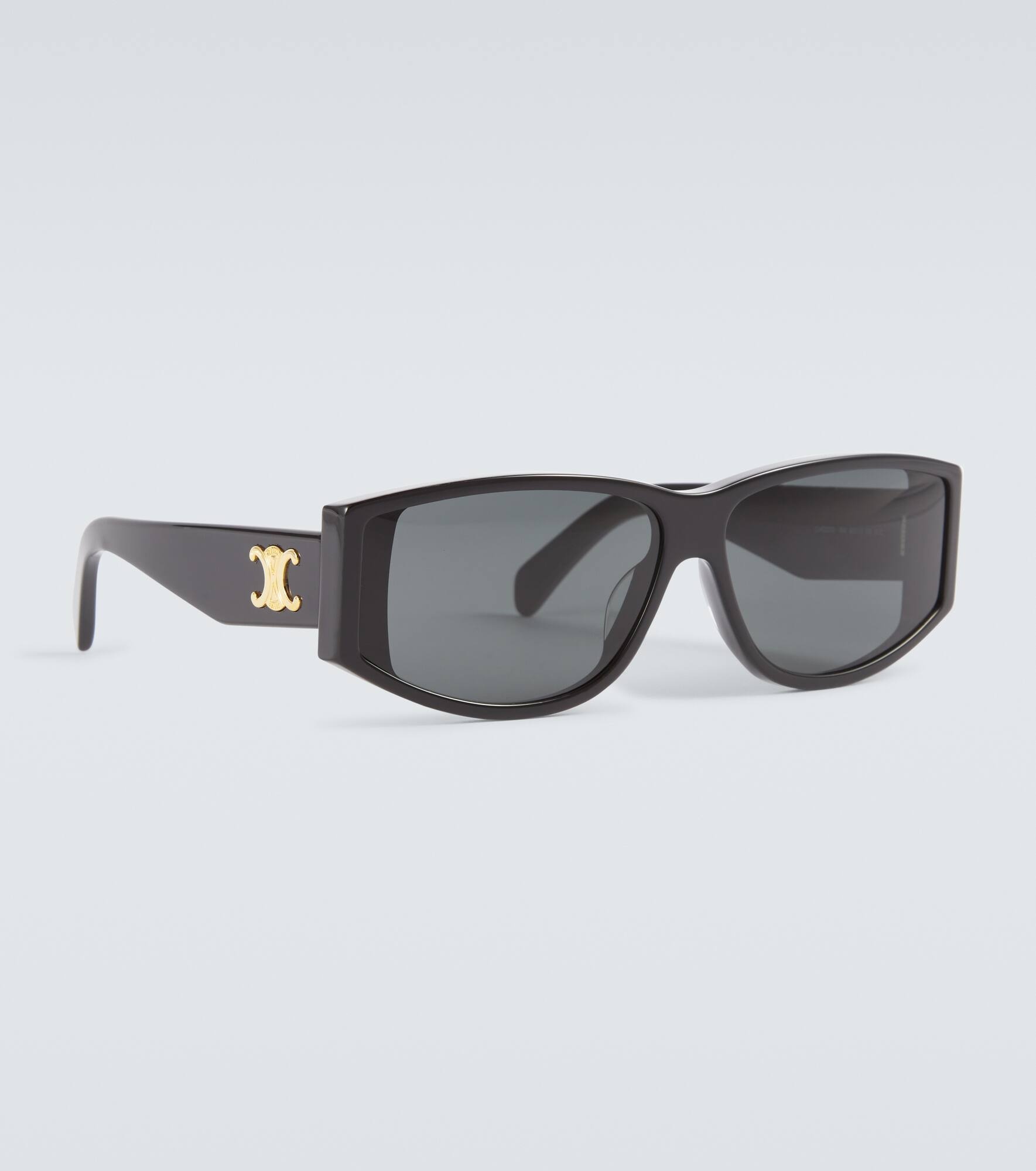Rectangular acetate sunglasses - 4