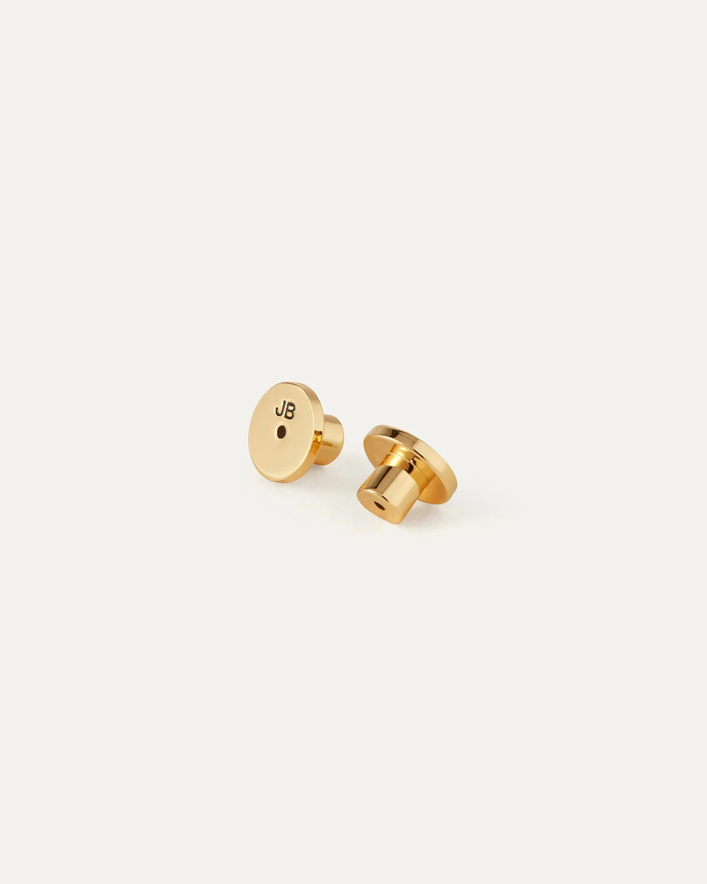 Flat Disc Earring Backs - 1
