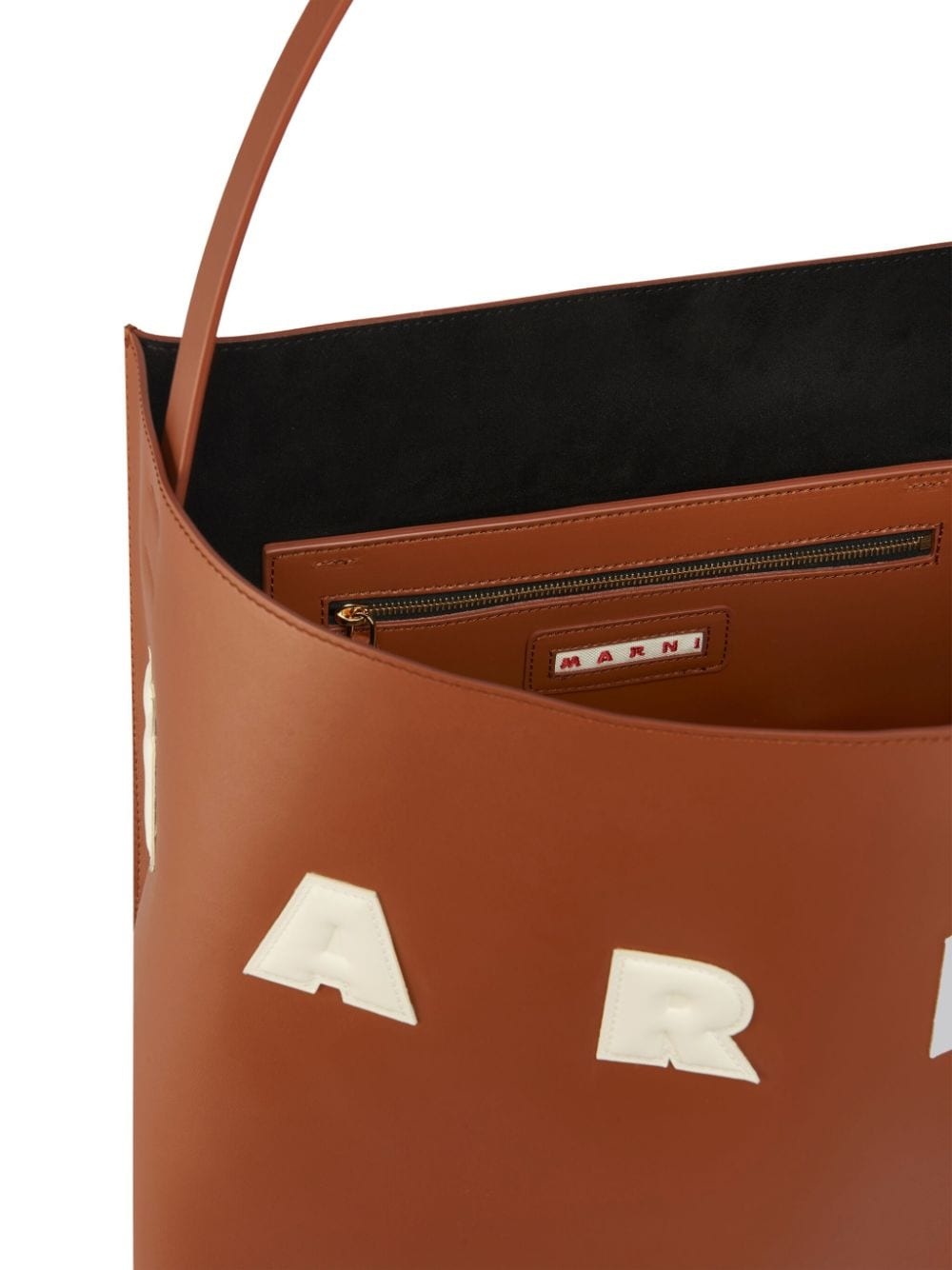 Museo leather tote bag - 4