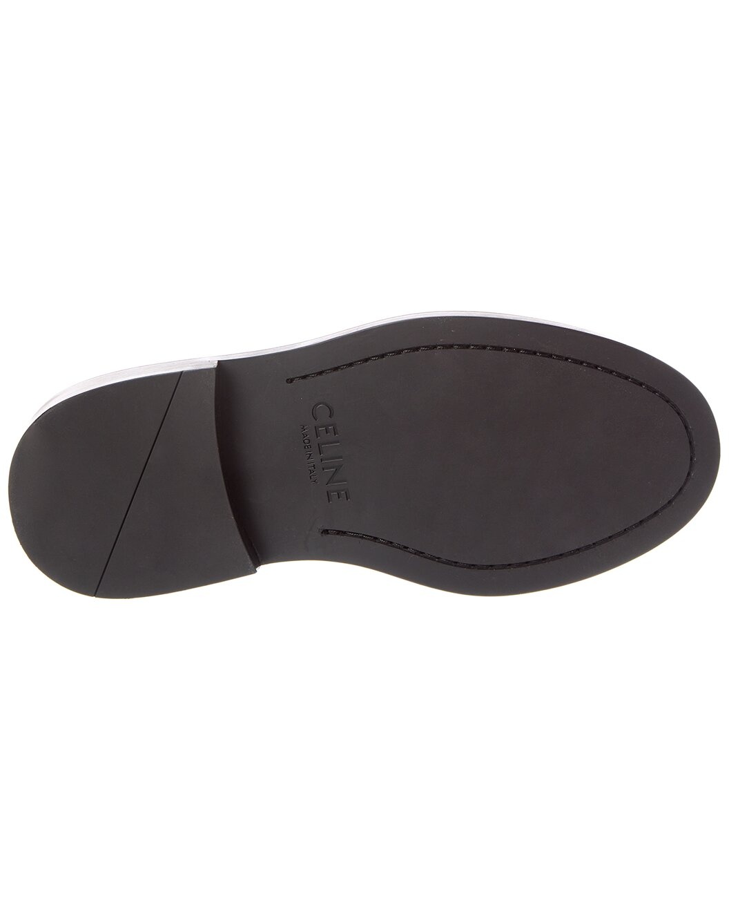 CELINE Triomphe Tarta & Leather Loafer - 4
