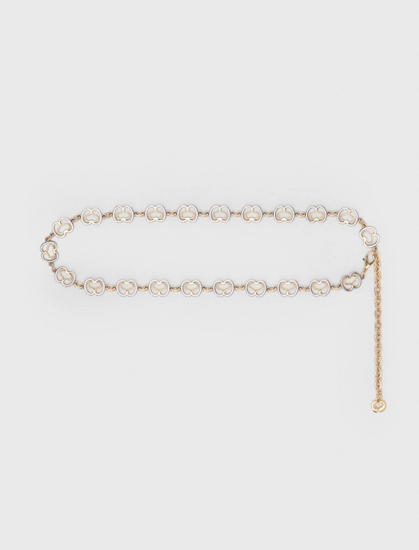 Chain belt with gold links - 1