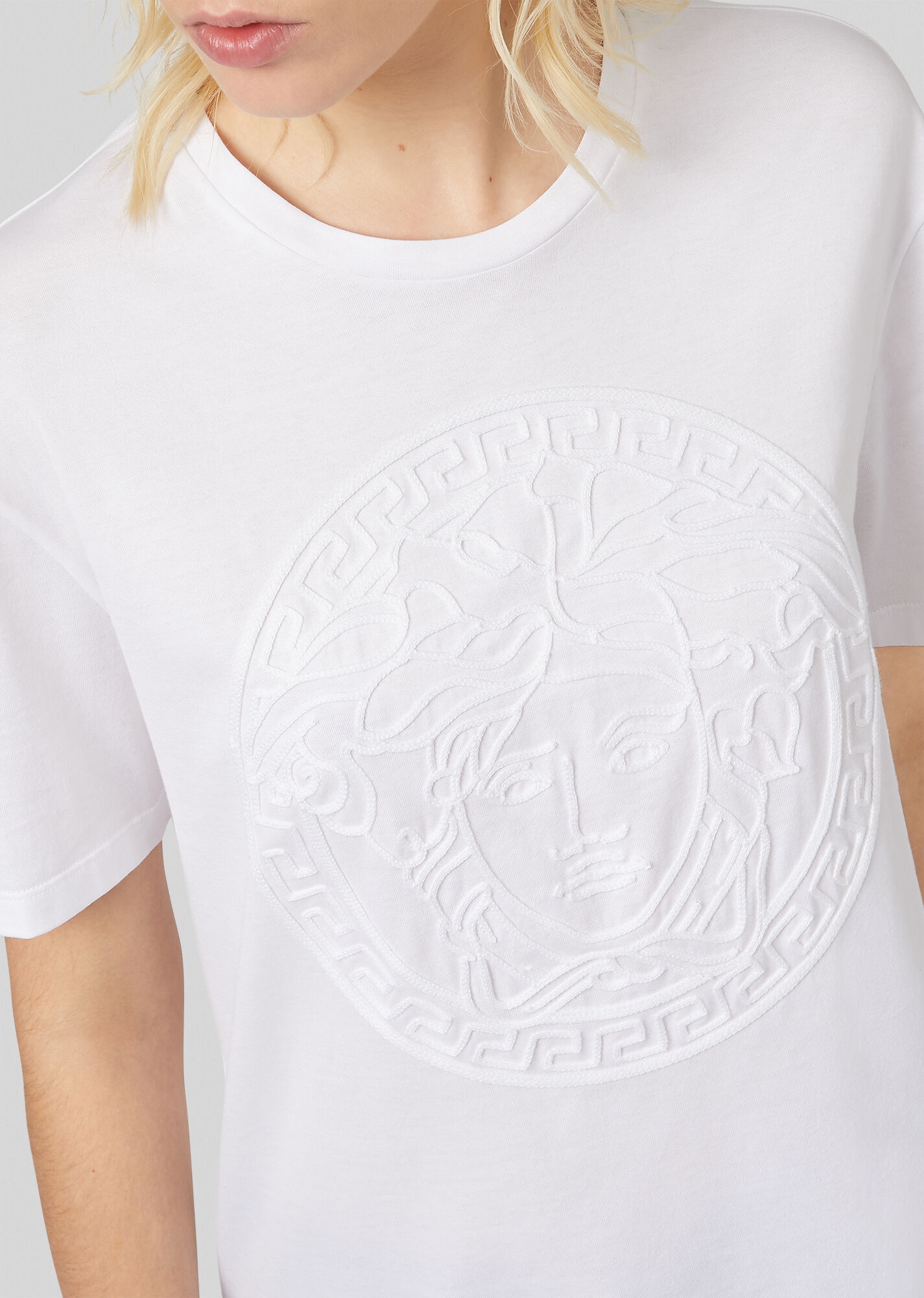 Medusa Embroidered T-Shirt - 5