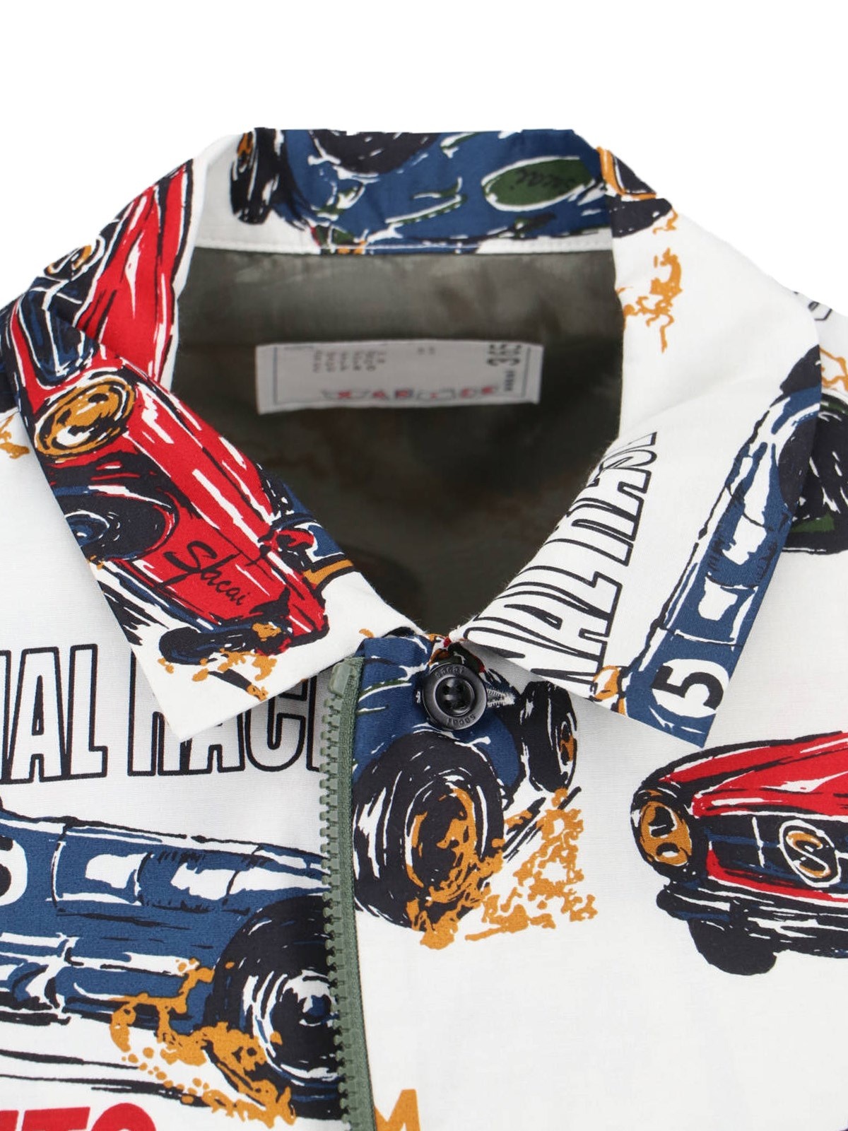 'CAR RACE AND TROPICAL PRINT' SHIRT - 3