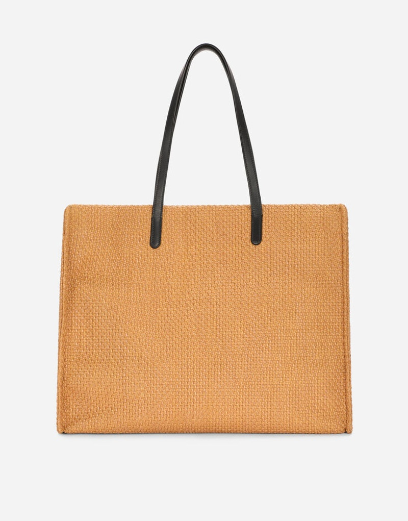 Branded raffia shopper 4