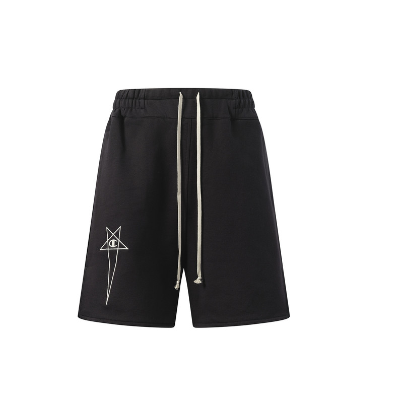 Rick Owens DRKSHDW Champion x Drkshdw Shorts in Black outlook