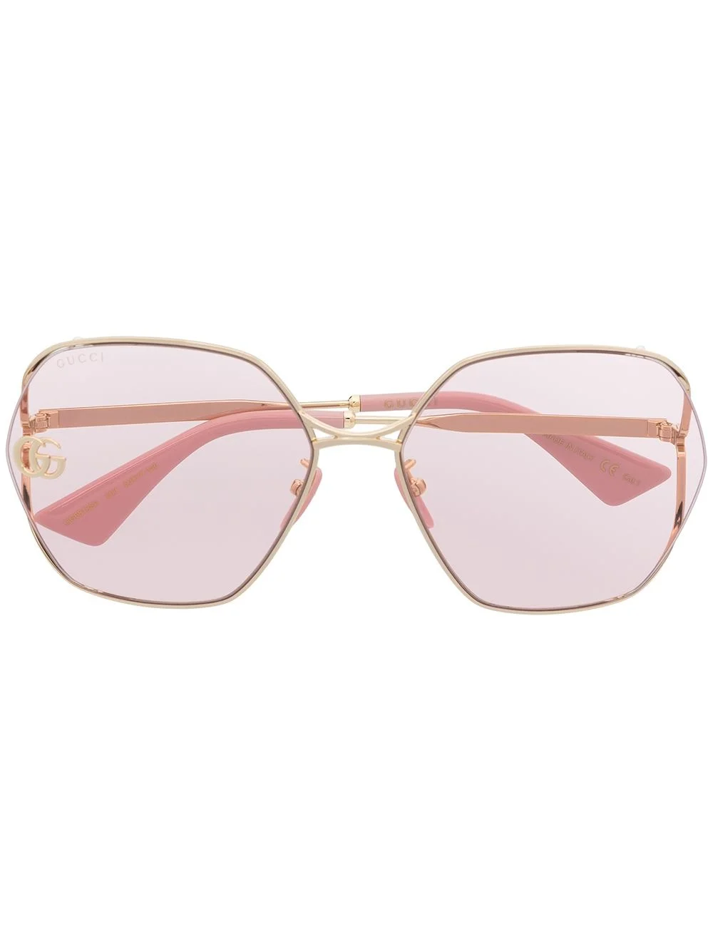 Fork square-frame sunglasses - 1