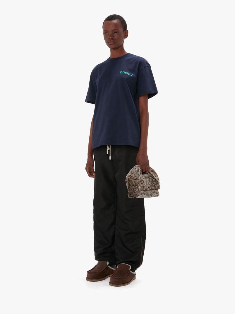 PRICKLY SLOGAN BACK PRINT T-SHIRT 5